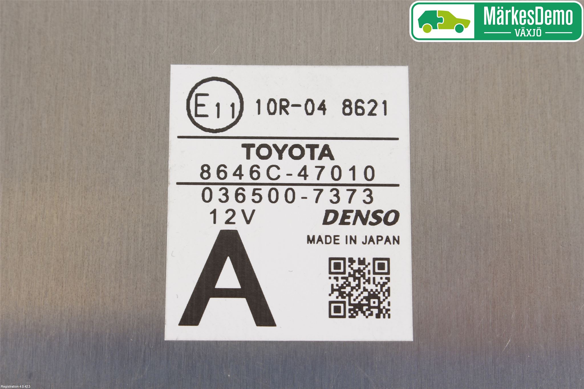 Toyota PRIUS (ZVW50) 16-21 Sensor Kollisjonsbeskyttelse