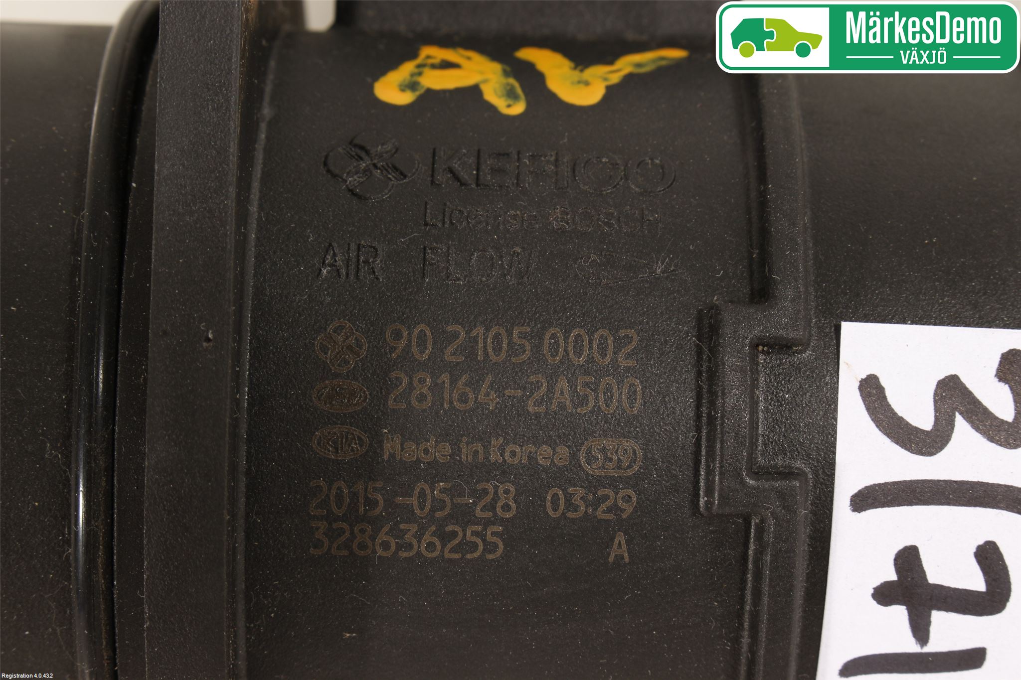 Hyundai i30 GD 13-17 Inns Luftmassemåler