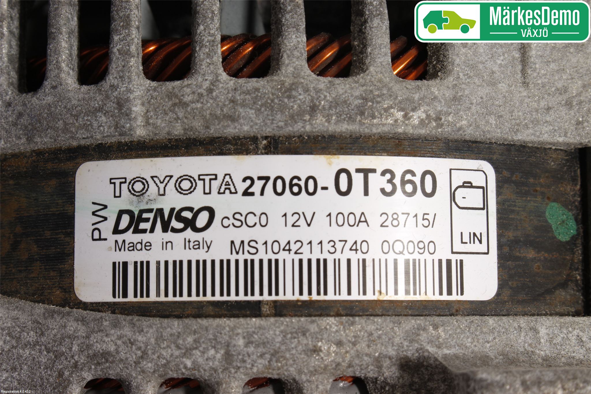 Toyota AVENSIS 16-18 Dynamo