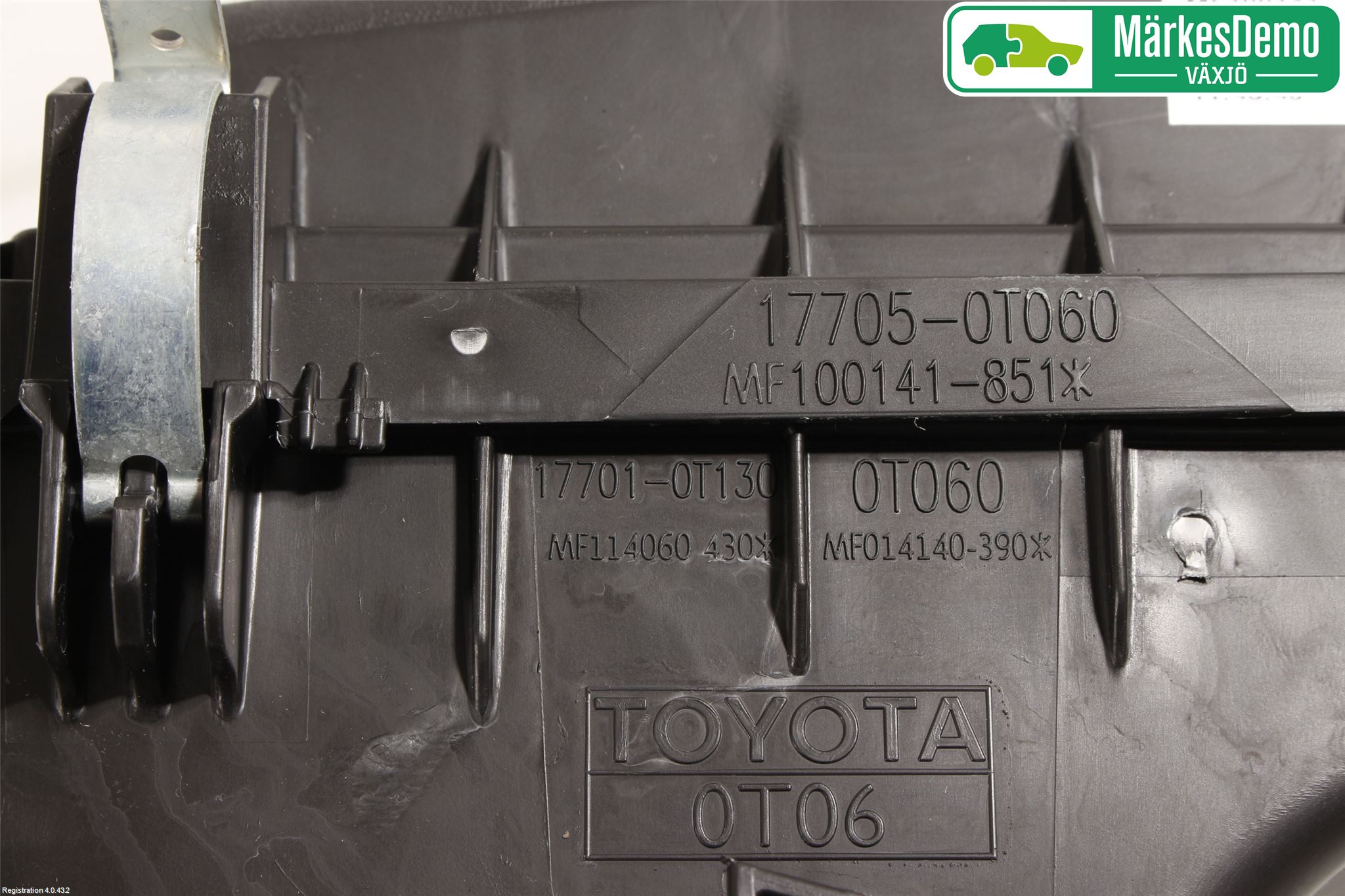 Toyota AURIS 13-19 Luftfilter Boks