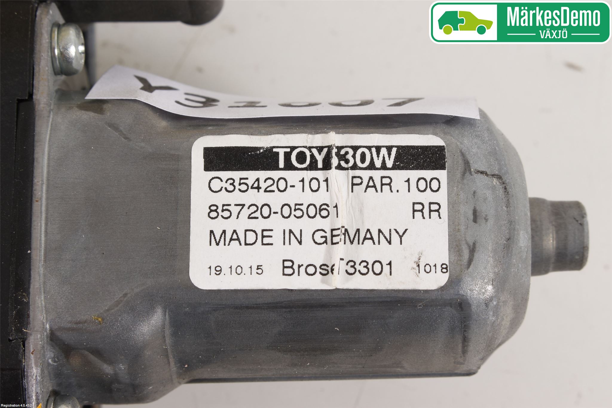 Toyota AVENSIS 16-18 Vindusheis El Komp