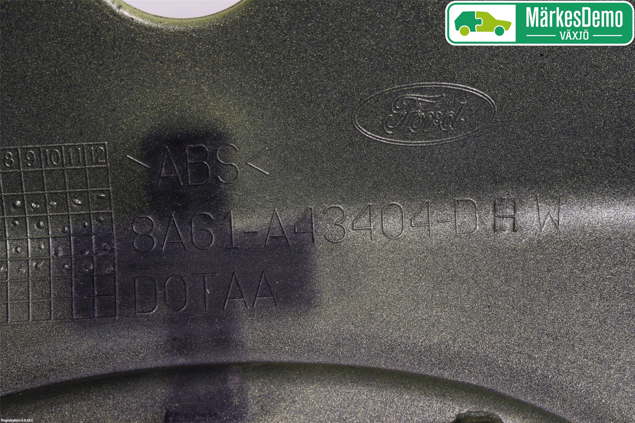 Ford FIESTA 09-12 Refleksplate - Skiltplate