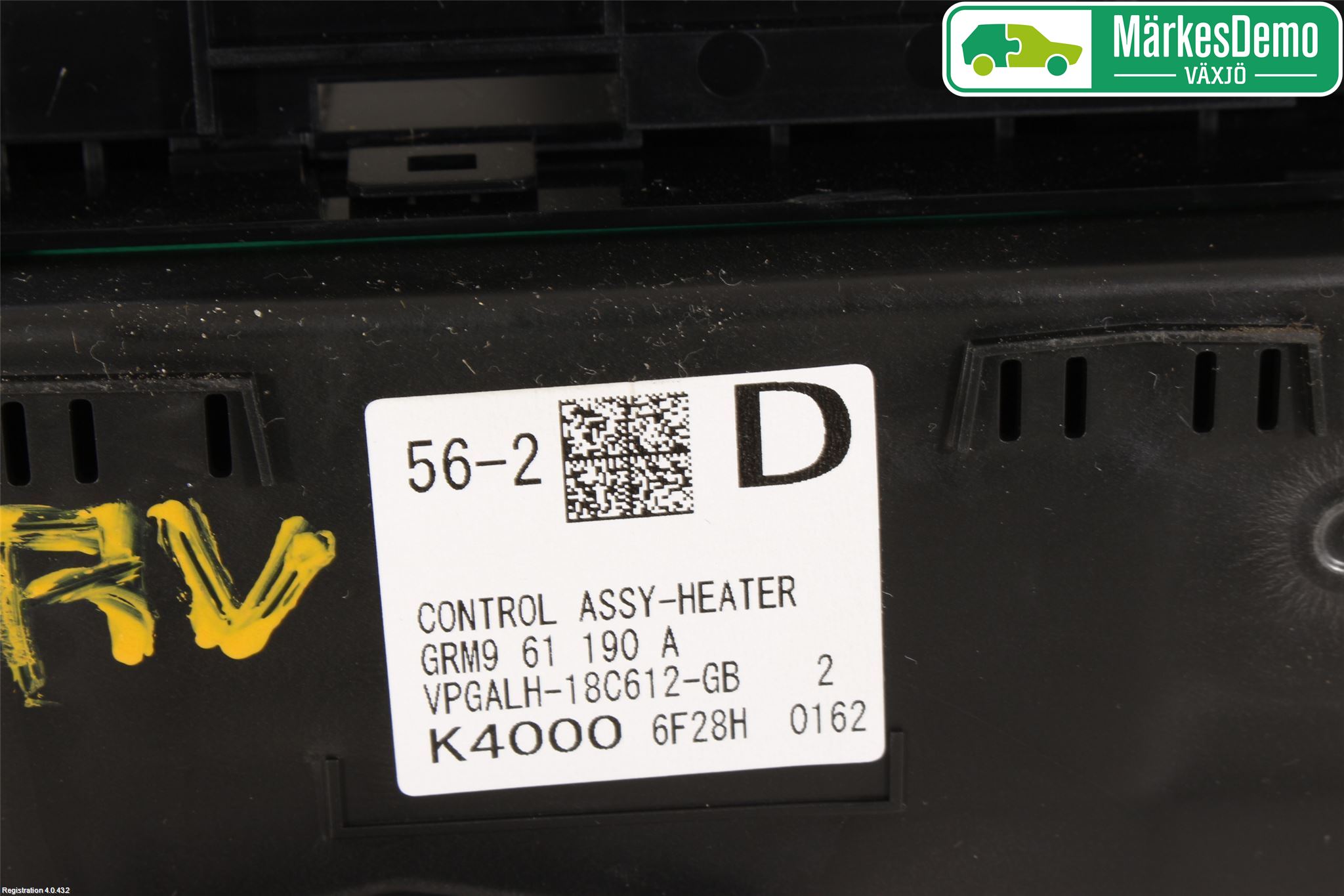Mazda 6 13- Varme Ac Betjening-Display