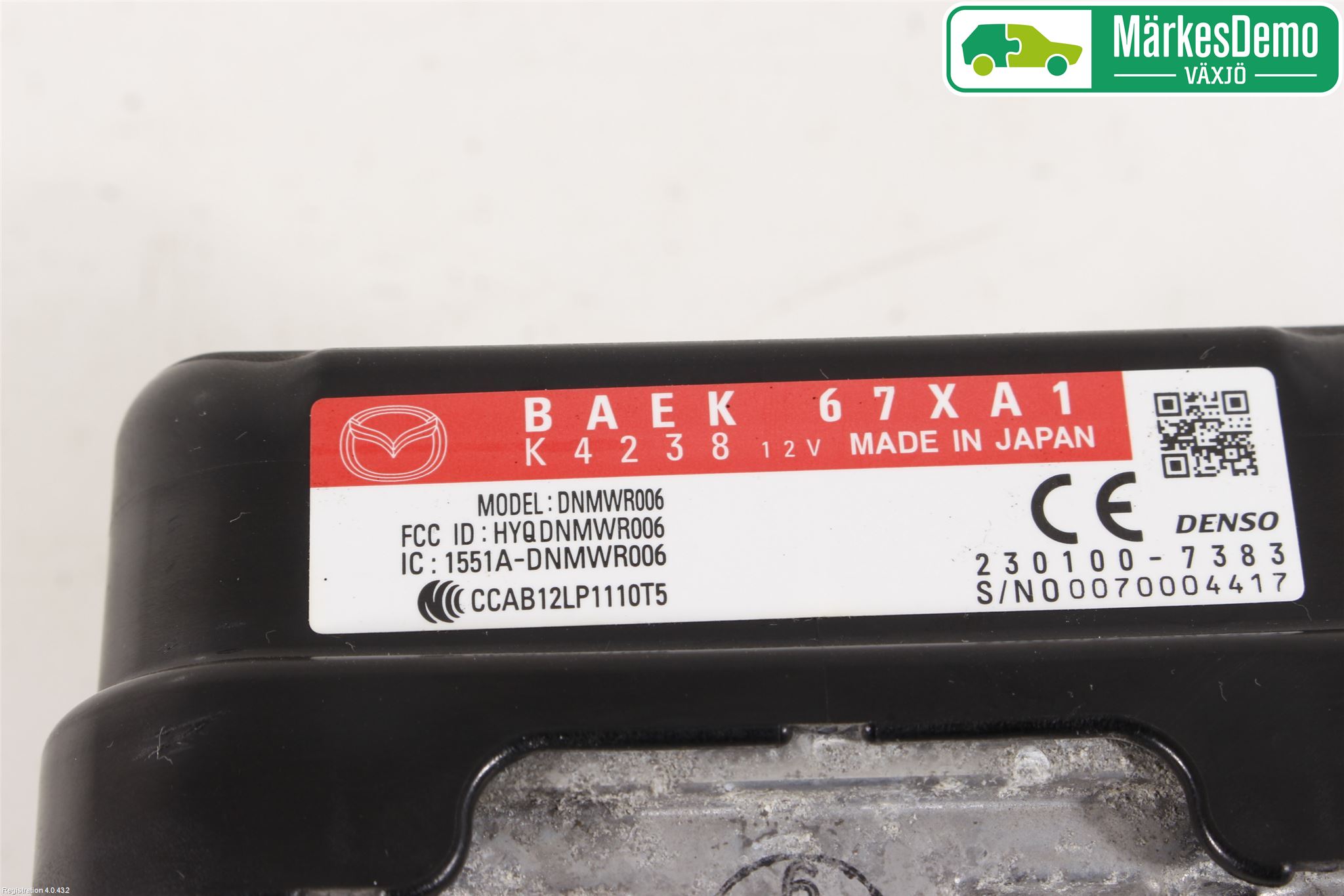 Mazda 6 13- Sensor Kollisjonsbeskyttelse