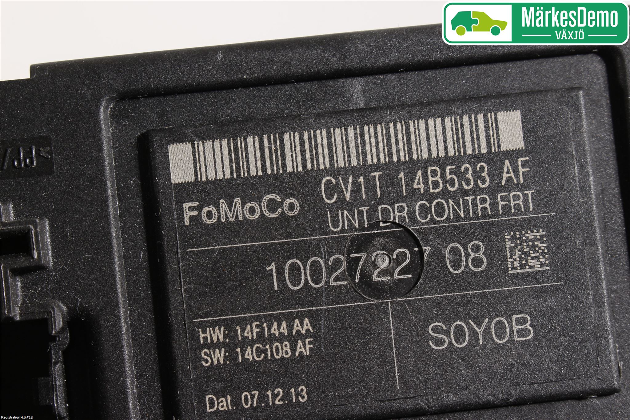 Ford FIESTA 13-17 Styreenhet Dør
