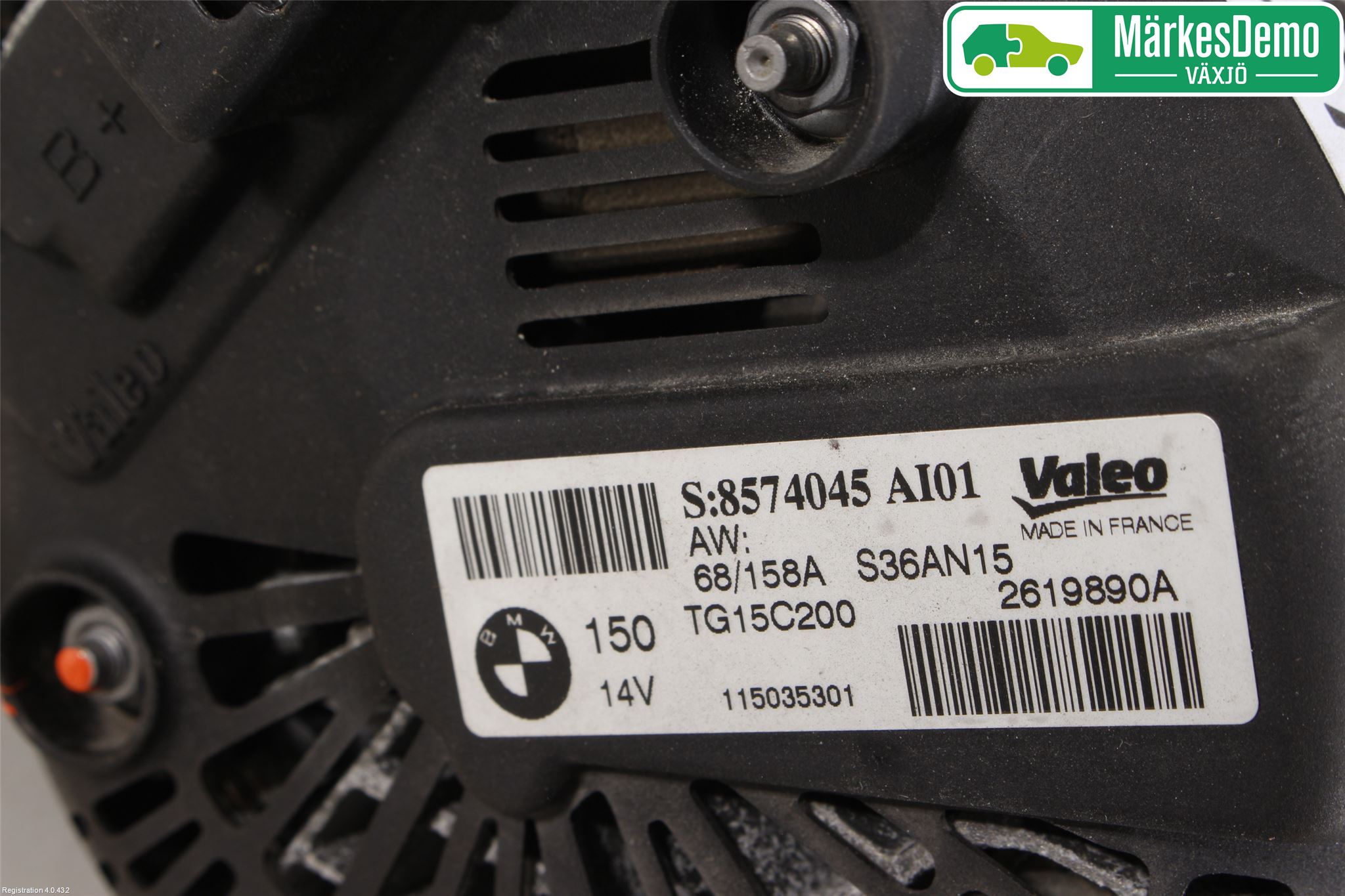 Toyota AVENSIS 16-18 Dynamo