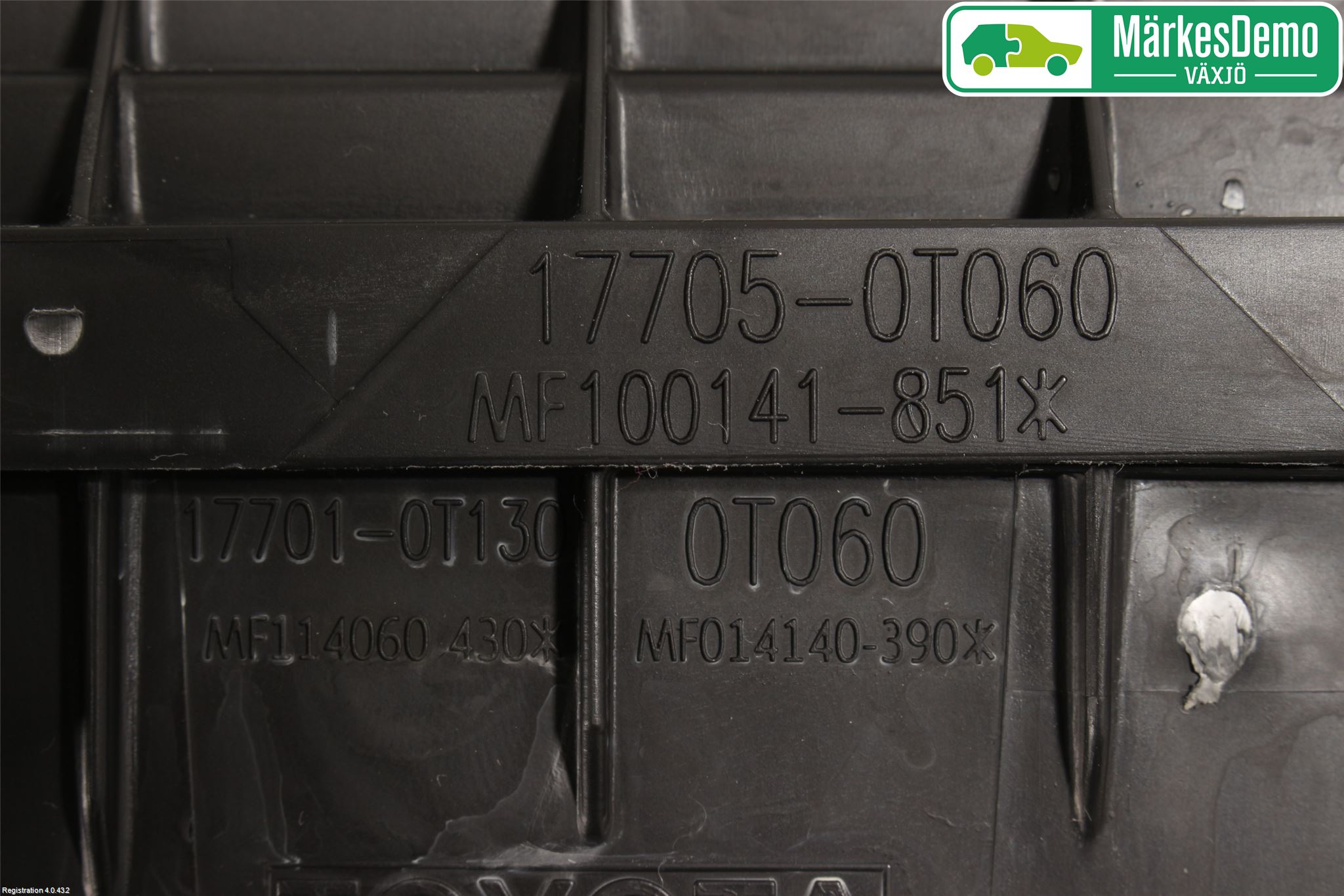 Toyota AURIS 13-19 Luftfilter Boks