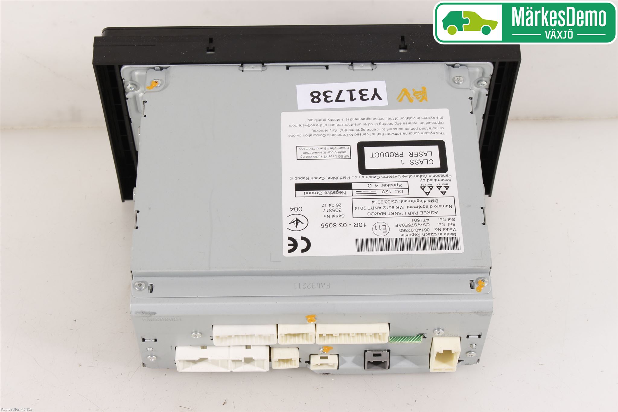 Toyota AURIS 13-19 Stereo Radio Med Cd