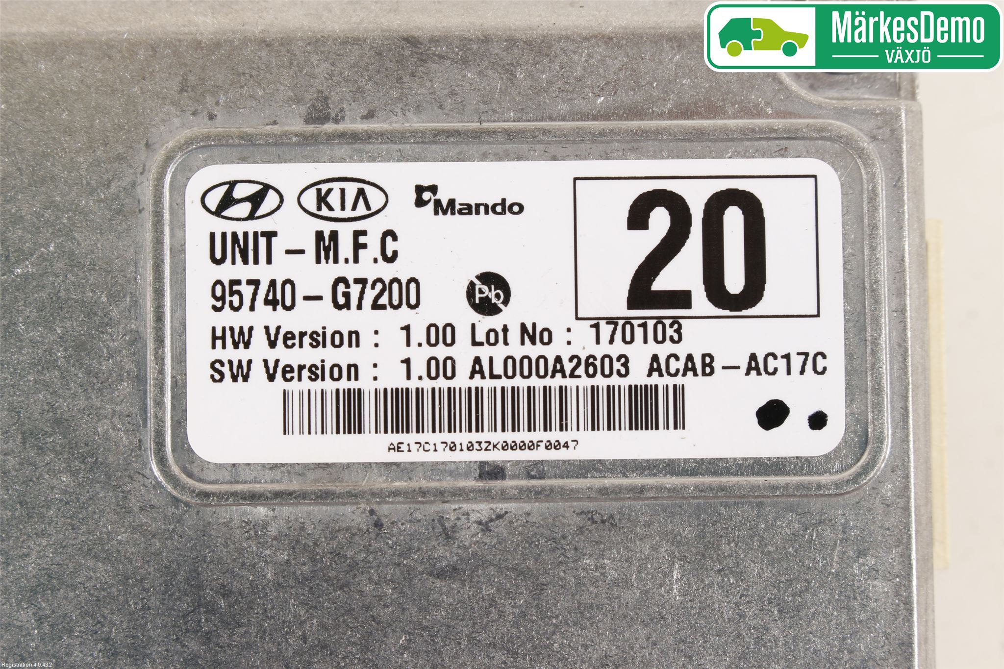 Hyundai IONIQ AE 17-22 Sensor Kollisjonsbeskyttelse