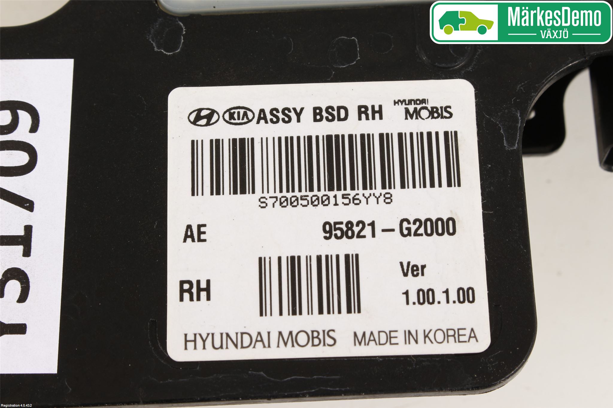 Hyundai IONIQ AE 17-22 Sensor Kollisjonsbeskyttelse