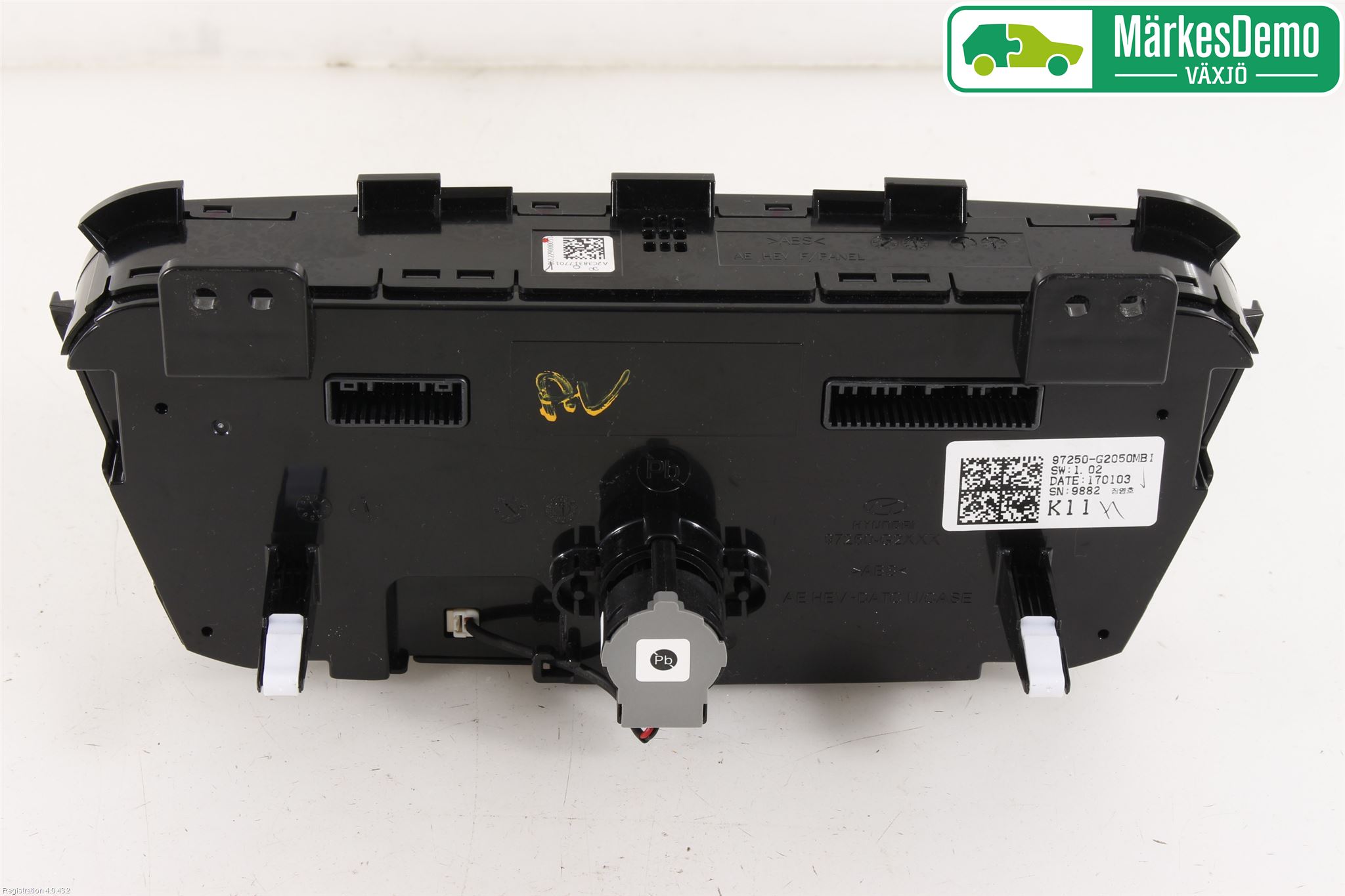 Hyundai IONIQ AE 17-22 Varme Ac Betjening-Display