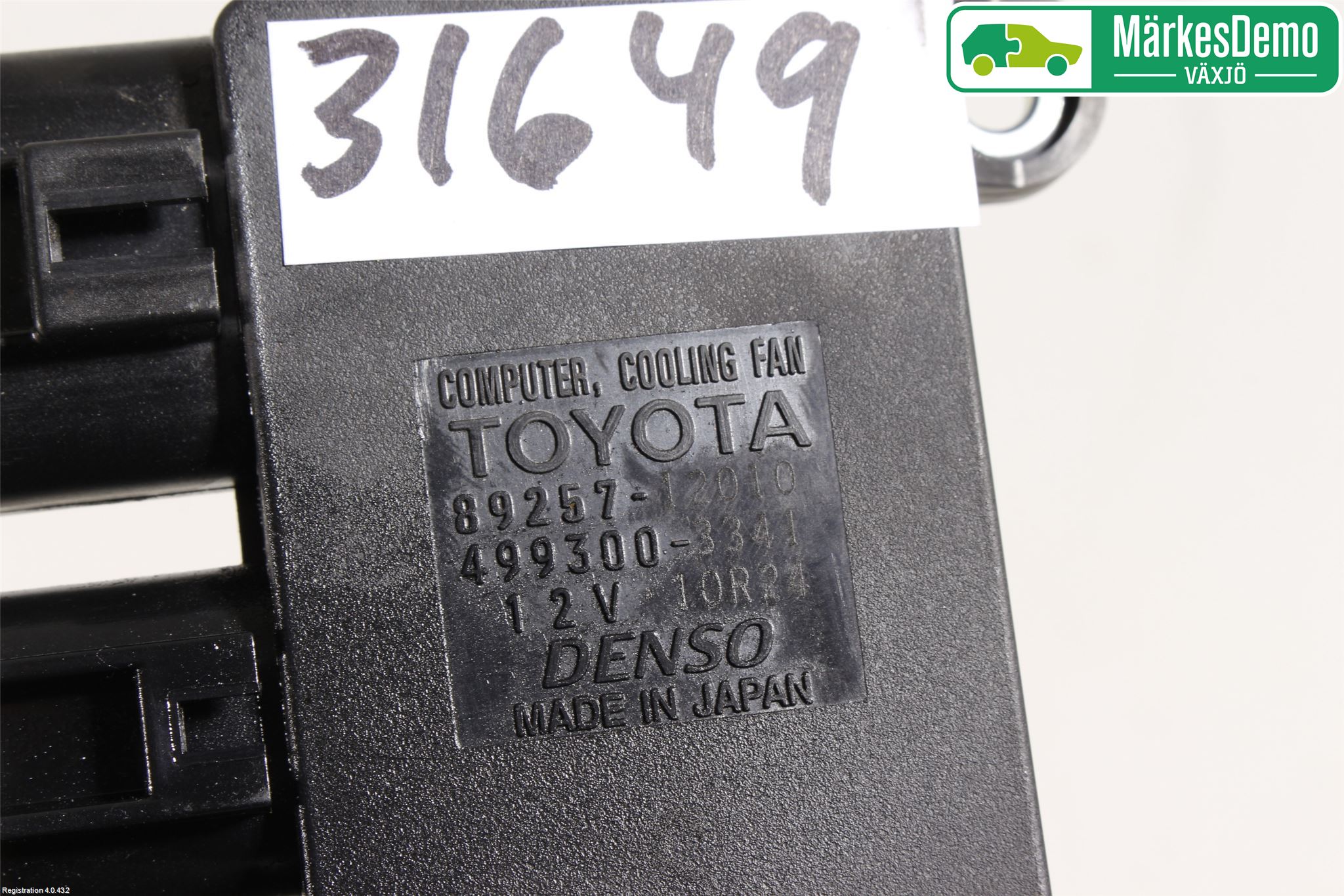 Toyota AURIS 13-19 Varmeapparat Viftemotstand