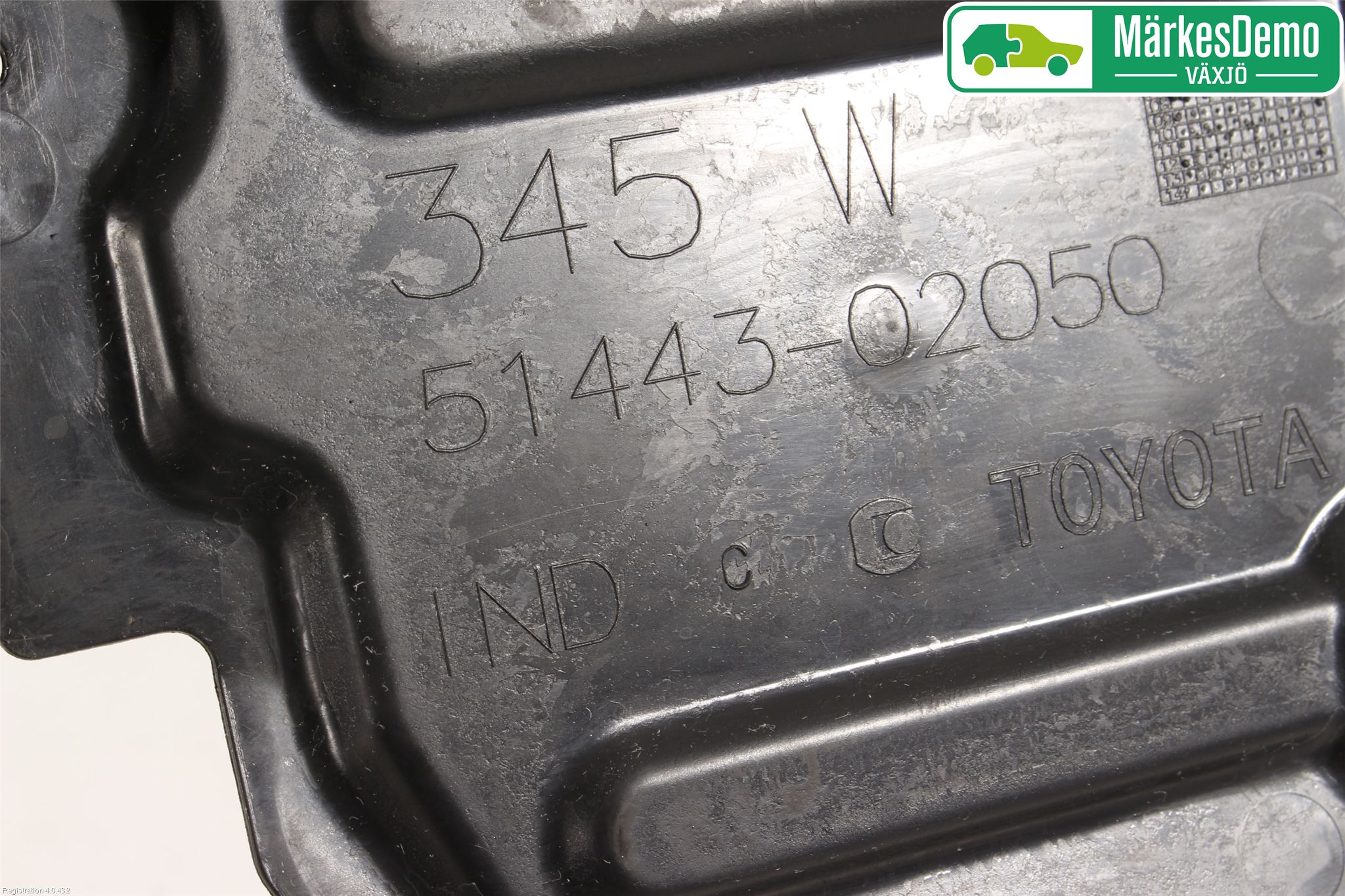 Toyota AURIS 13-19 Bunnplate U Motor-Gear-Dørk