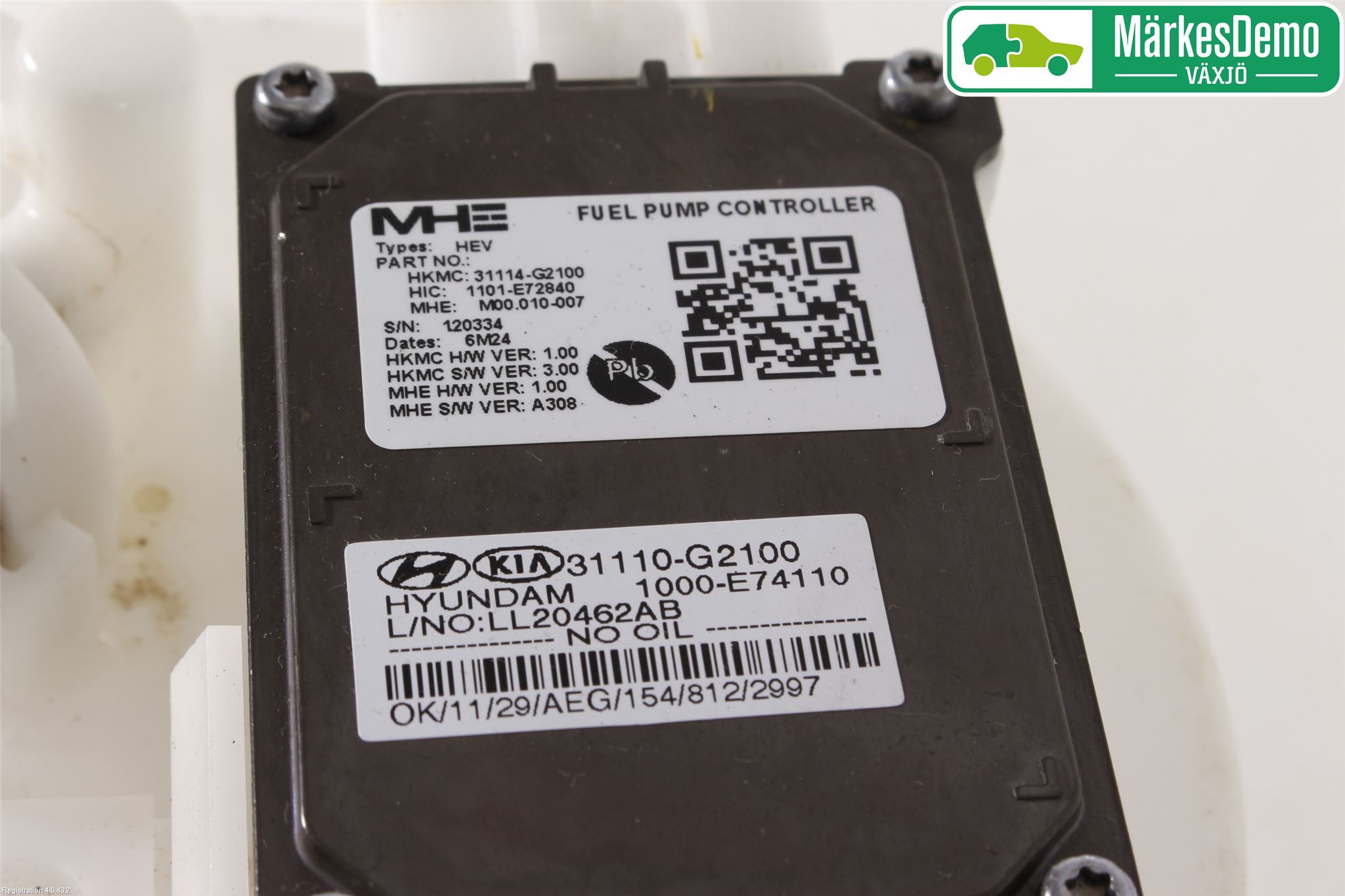 Hyundai IONIQ AE 17-22 Drivstoffpumpe Fødepumpe El