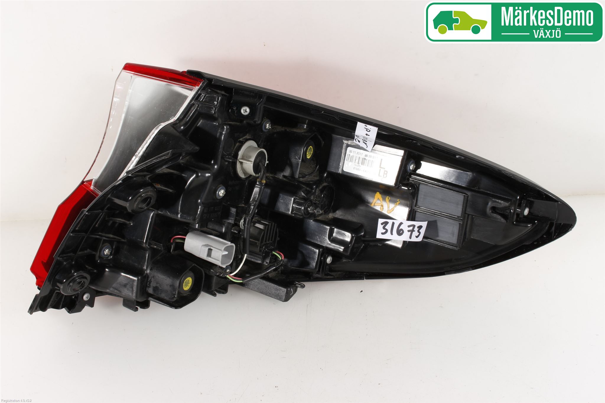 Toyota C-HR 16-23 Baklykt Venstre