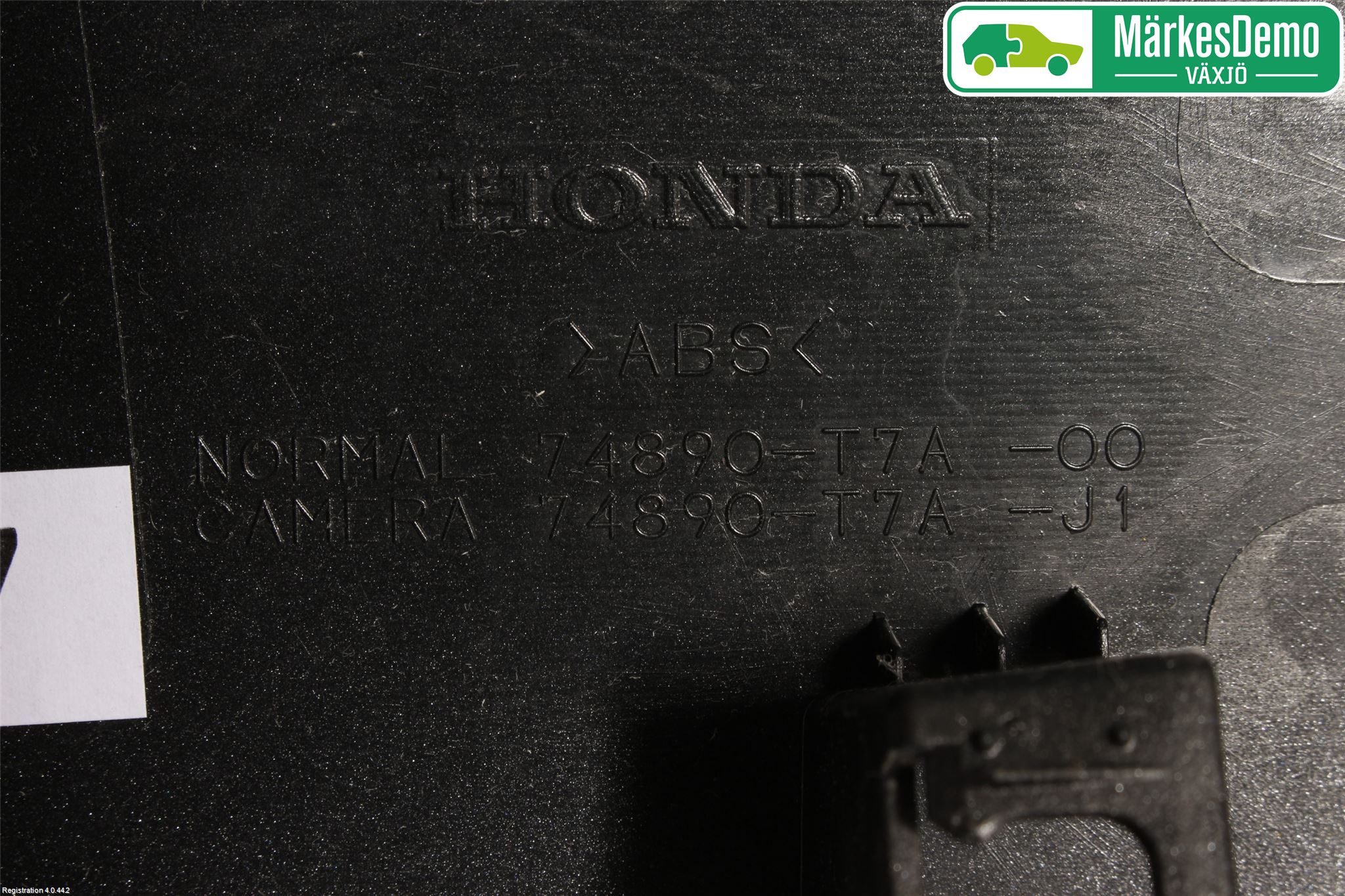 Honda HR-V 15-21 Refleksplate - Skiltplate