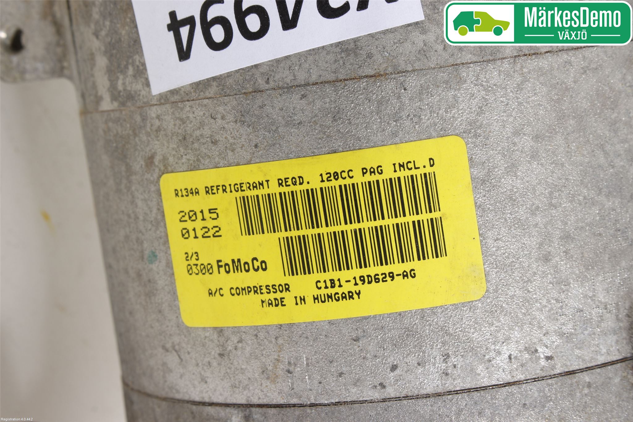 Ford FIESTA 13-17 Varme Ac Kompressor