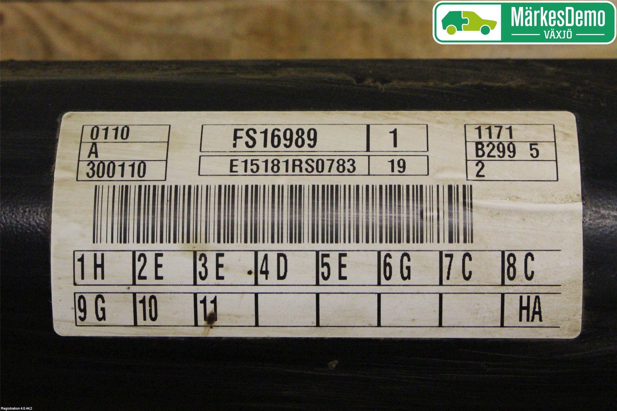 Ford FIESTA 13-17 Bakaksel Feste Travers-Ramme