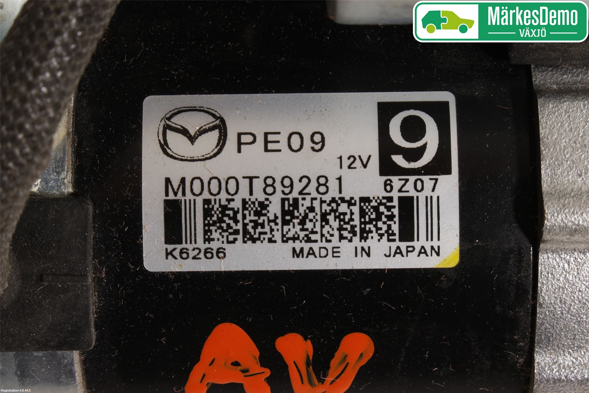 Mazda CX-3 Startmotor