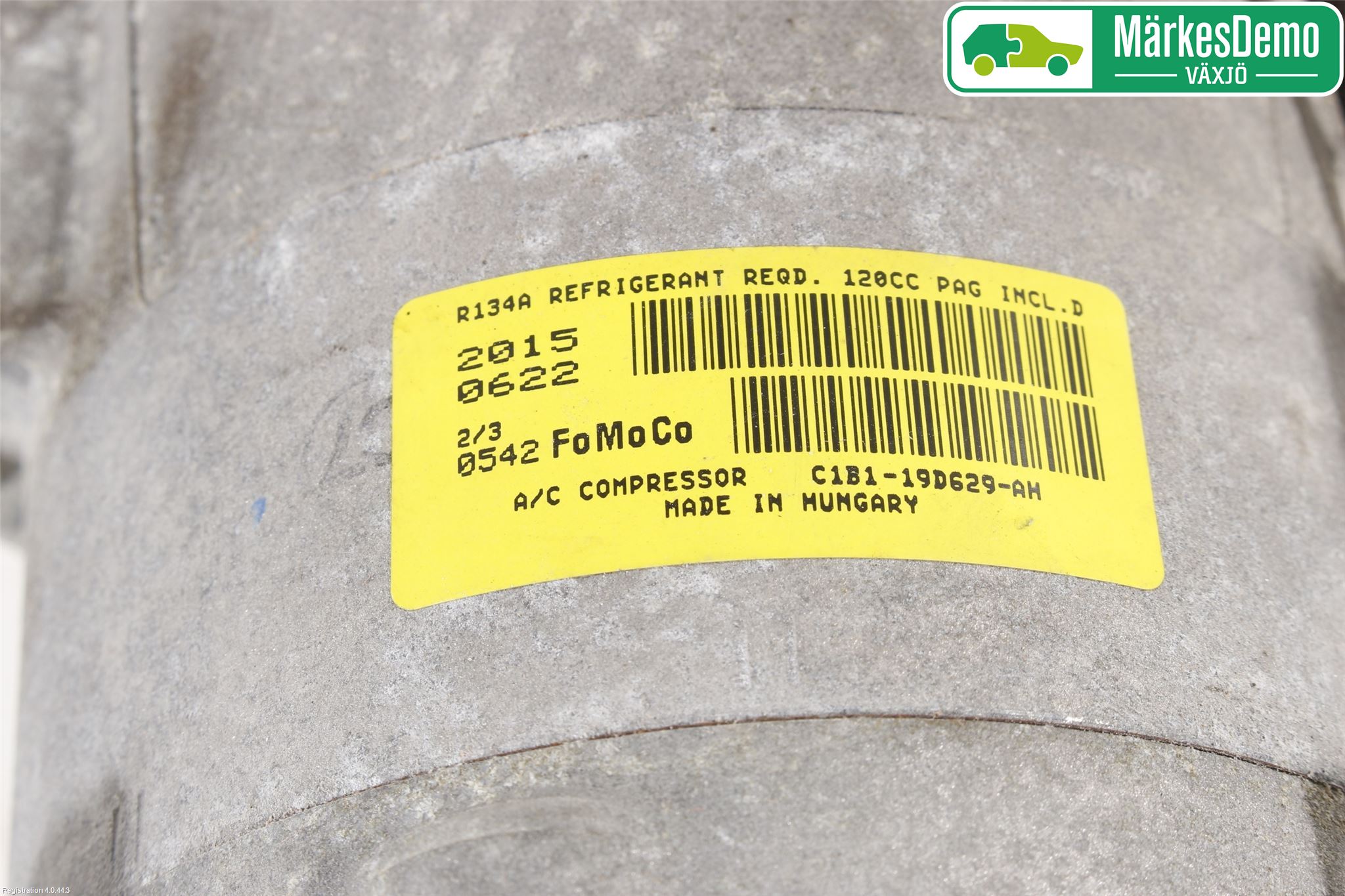 Ford FIESTA 13-17 Varme Ac Kompressor