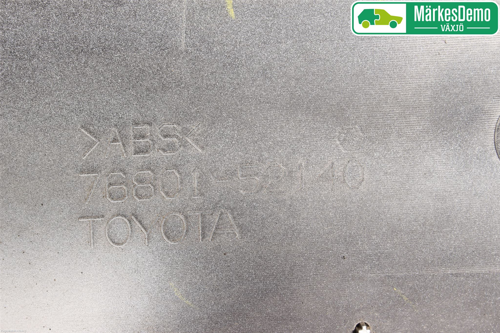 Toyota URBAN CRUISER Refleksplate - Skiltplate