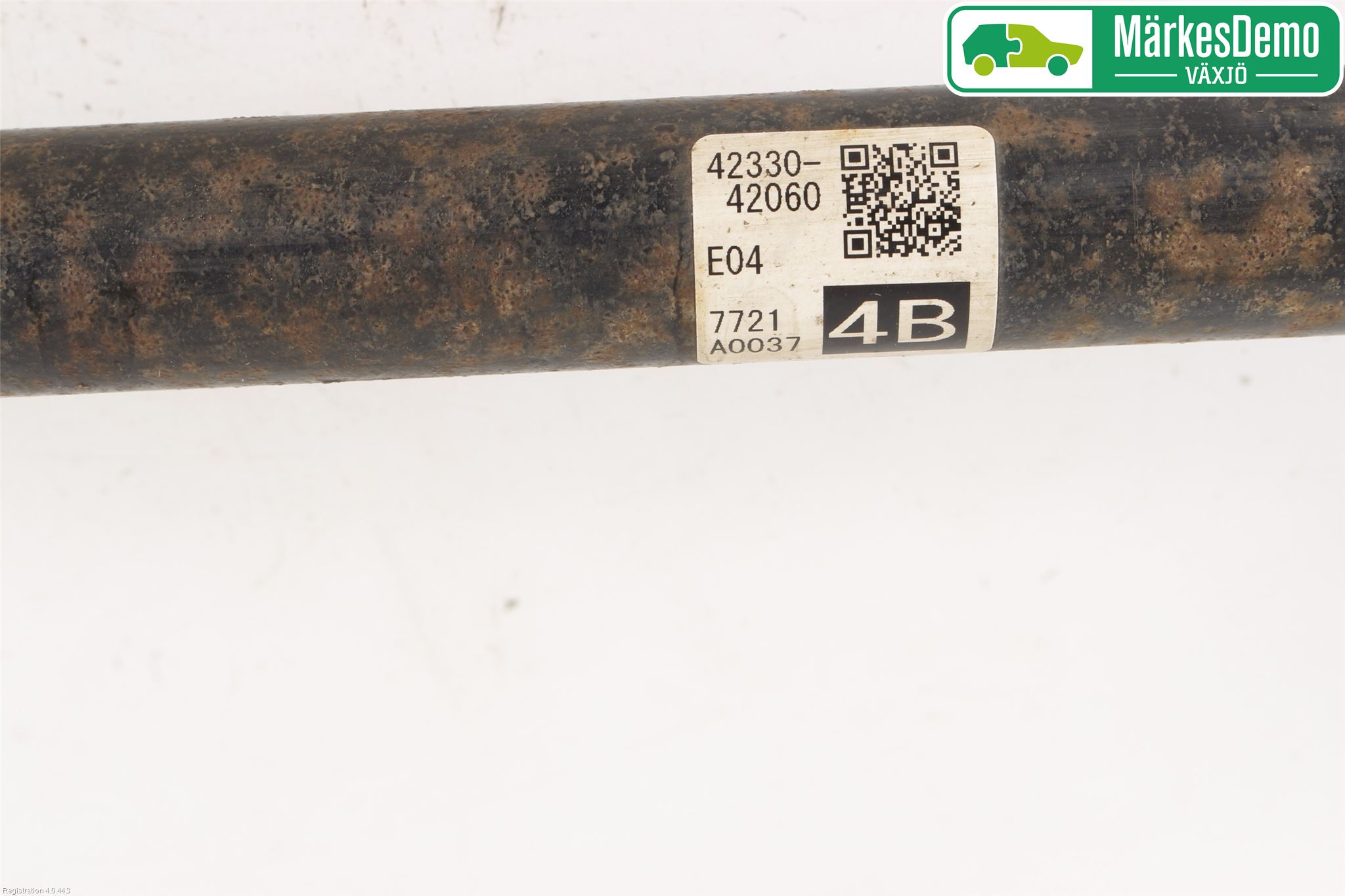 Toyota RAV4 13-18 Drivaksel Bak Kompl Høyre