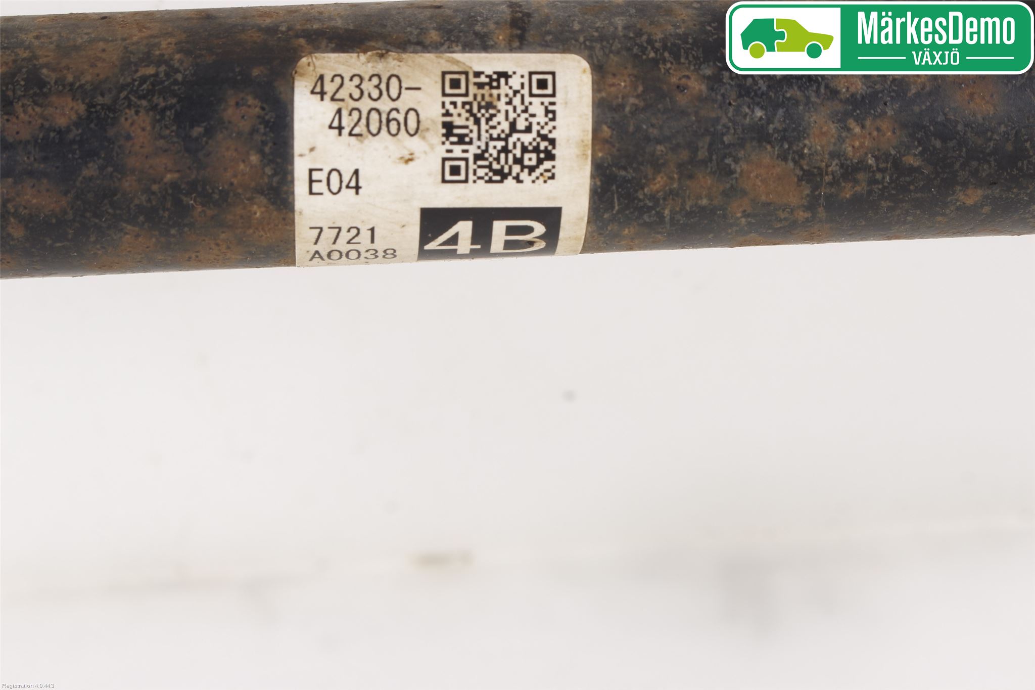 Toyota RAV4 13-18 Drivaksel Bak Kompl Venstre