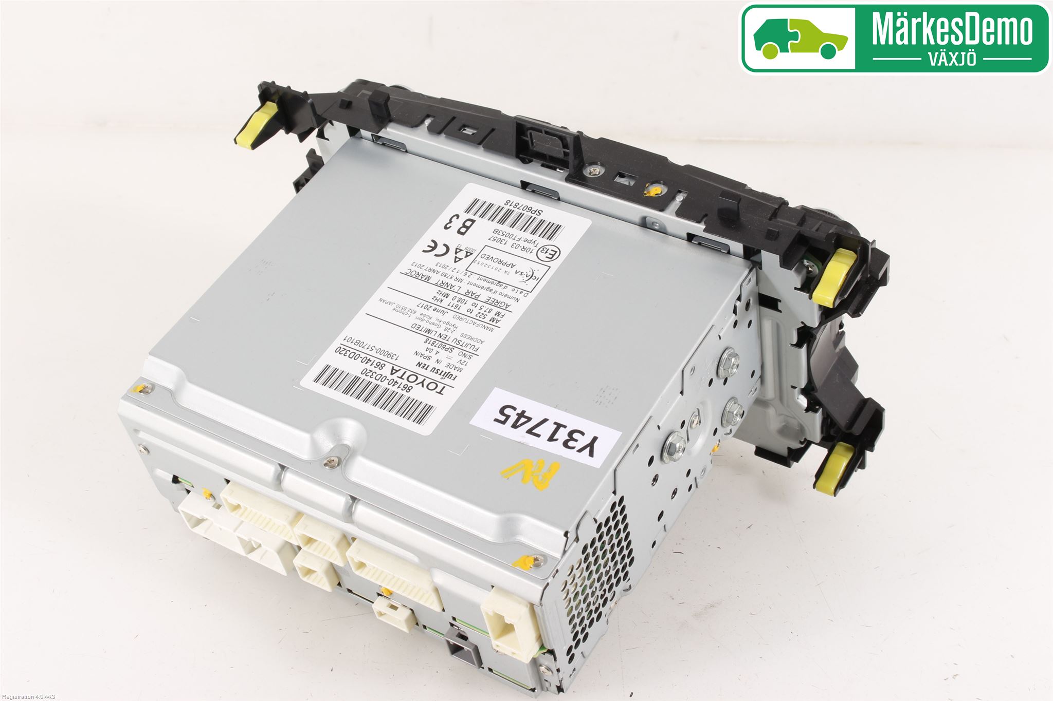 Toyota YARIS XP130 15-20 Stereo Radio Med Cd