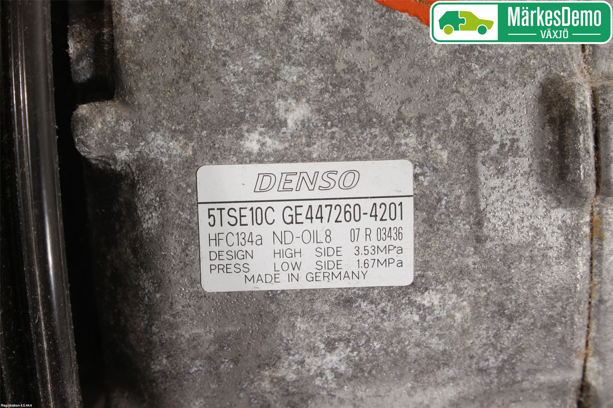 Toyota YARIS XP130 15-20 Varme Ac Kompressor