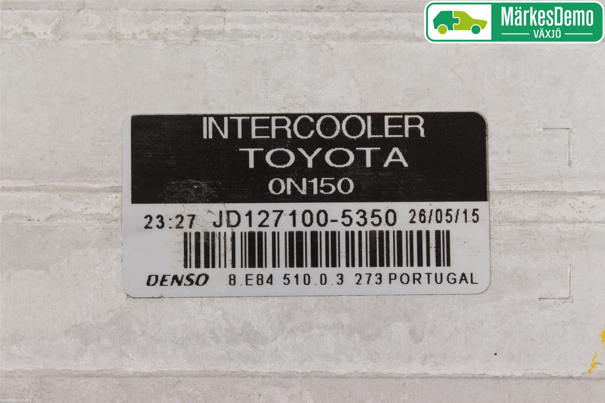 Toyota AURIS 10-12 Intercooler Radiator