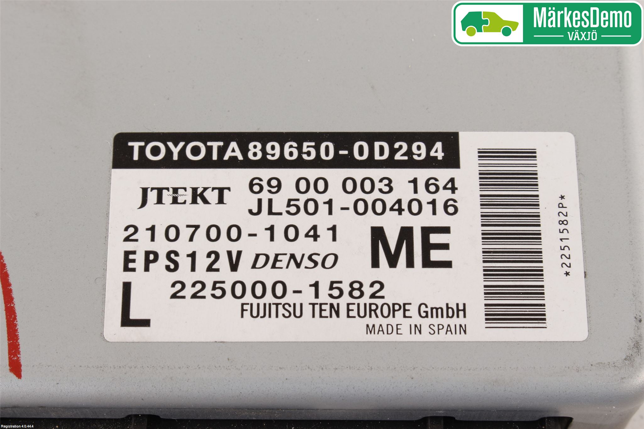 Toyota YARIS XP130 15-20 Styreenhet Styreservo