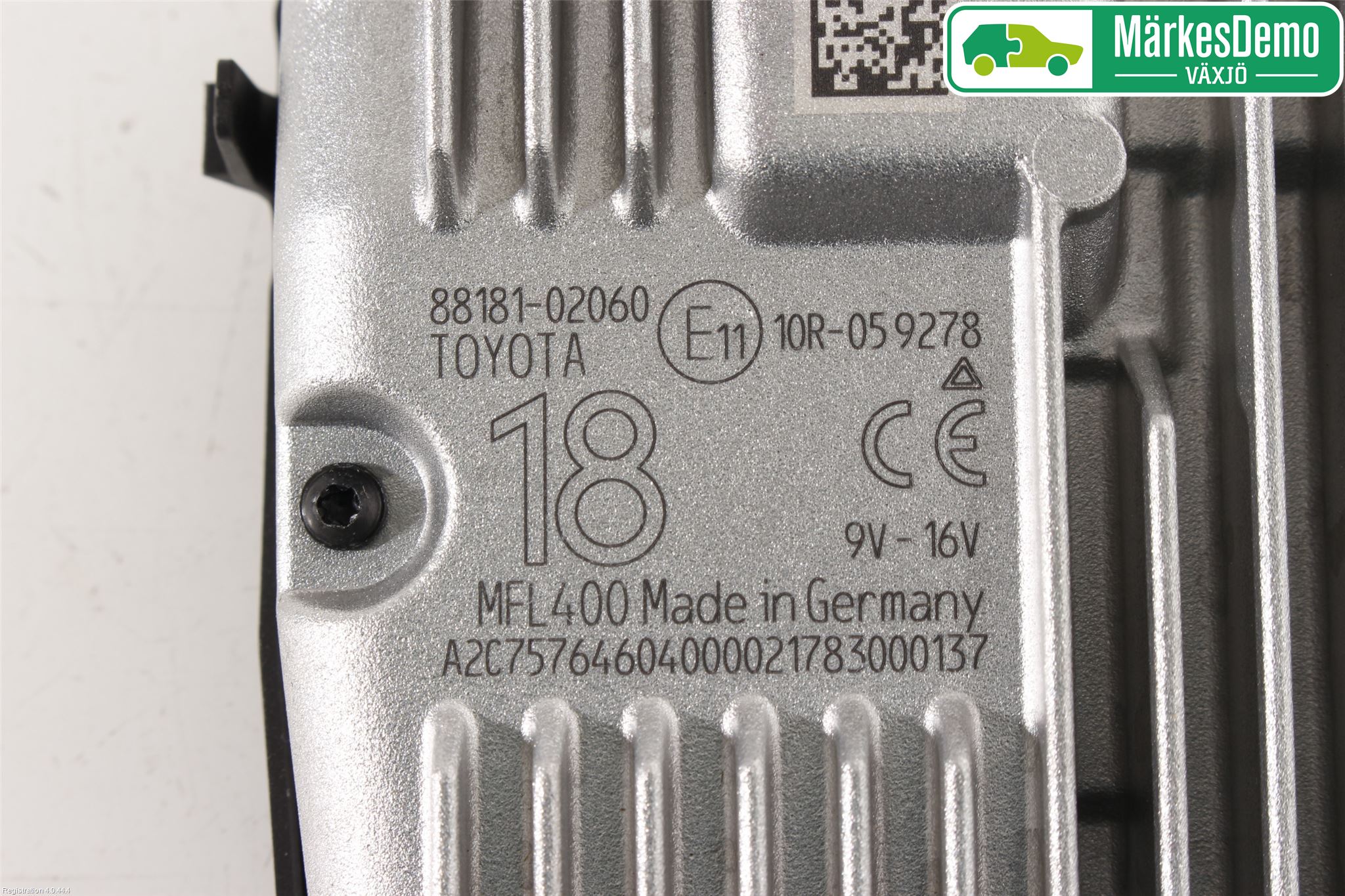 Toyota AURIS 13-19 Sensor Kollisjonsbeskyttelse