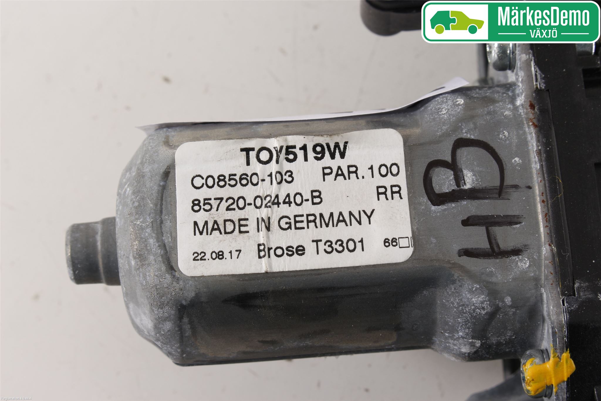 Toyota AURIS 13-19 Vindusheis El Komp