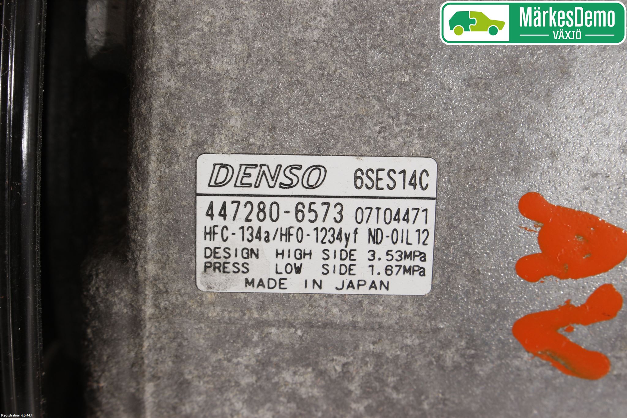 Toyota VERSO 09-18 Varme Ac Kompressor