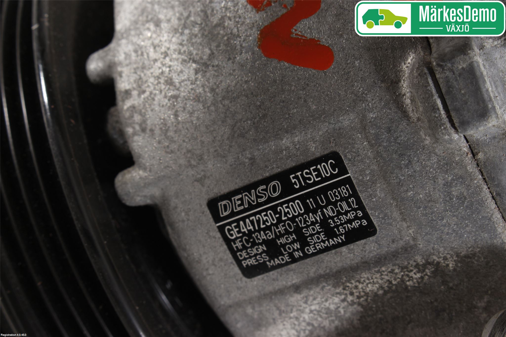 Toyota YARIS XP130 15-20 Varme Ac Kompressor