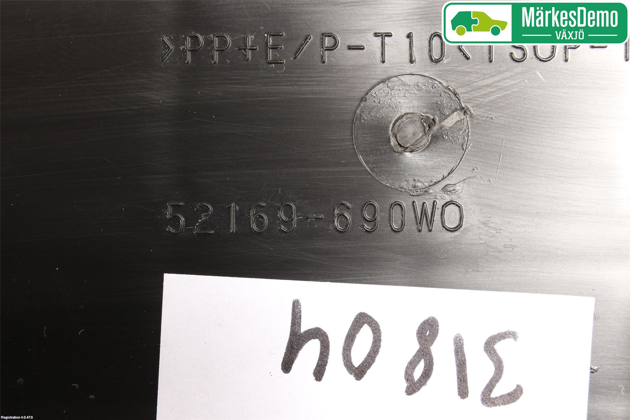 Toyota PRIUS NWH20 04-08 Støtfanger Bak Deform Element
