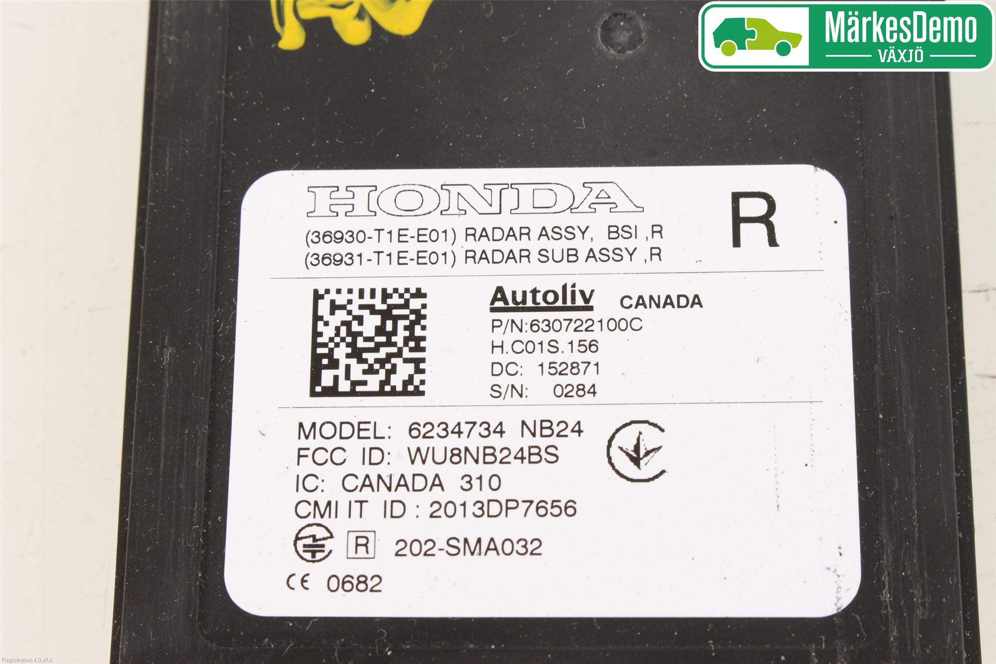 Honda CR-V 13-18 Sensor Kollisjonsbeskyttelse