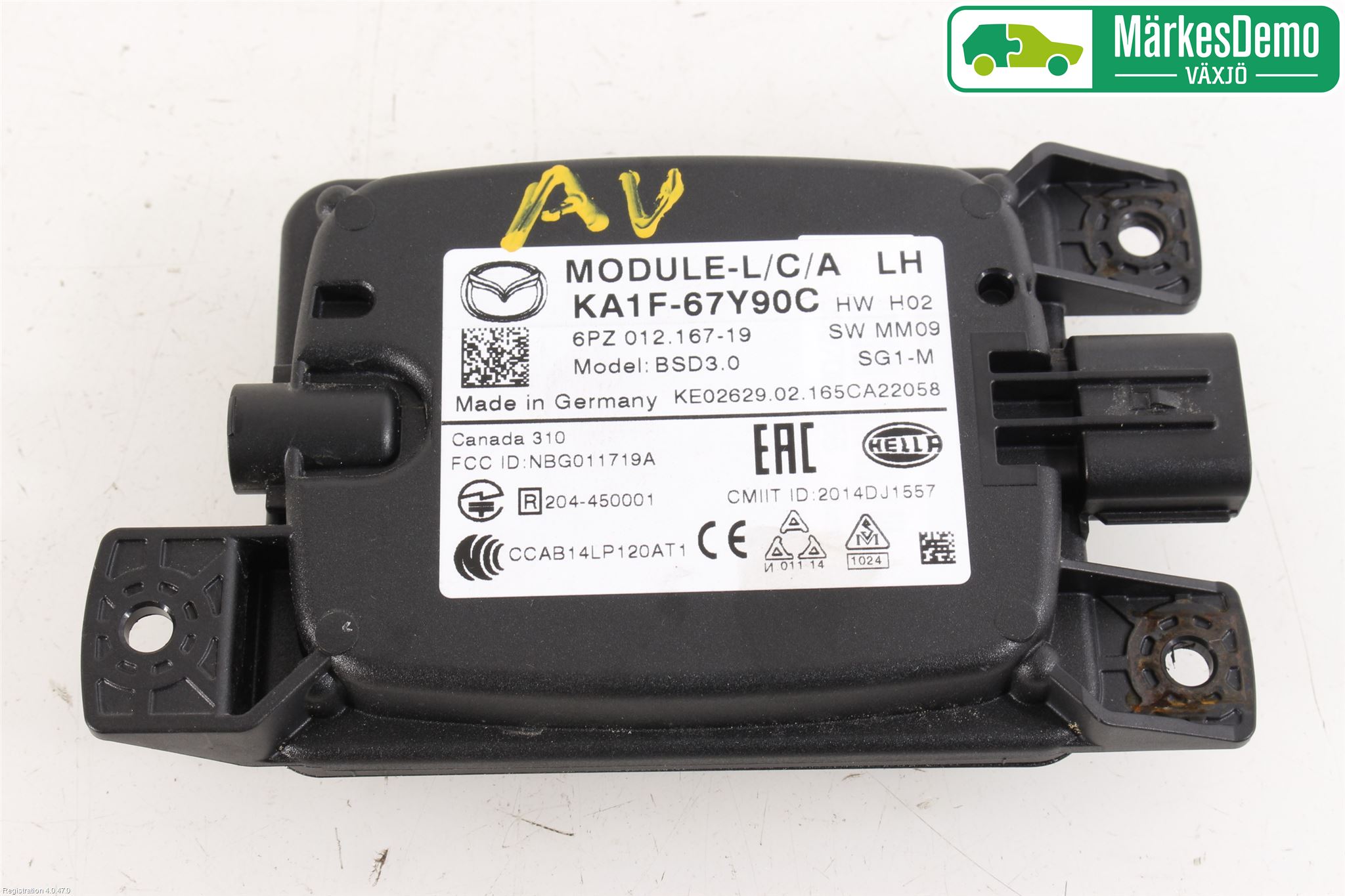 Mazda CX-5 12-17 Sensor Kollisjonsbeskyttelse