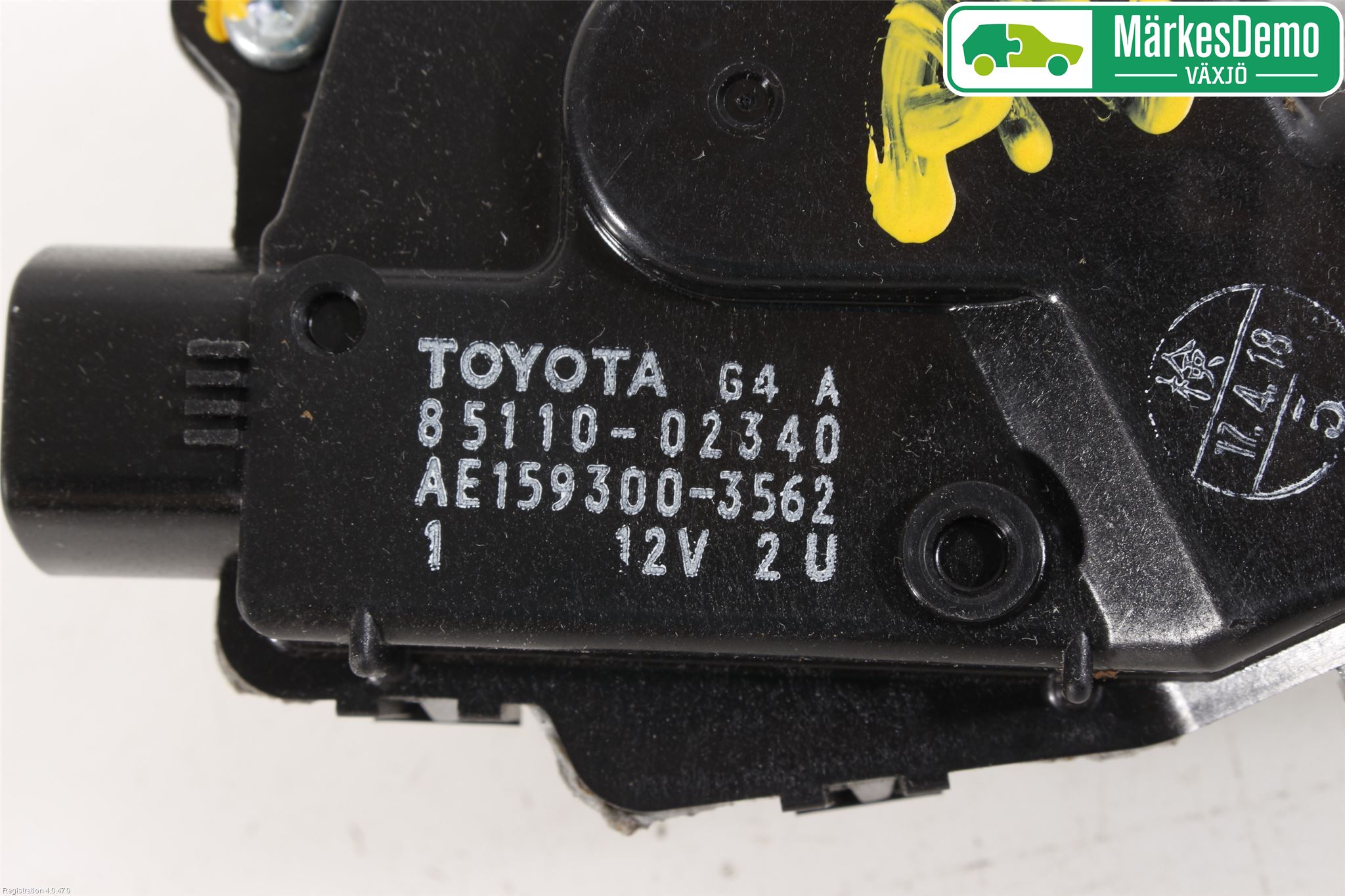 Toyota AURIS 13-19 Viskermotor Frontrute