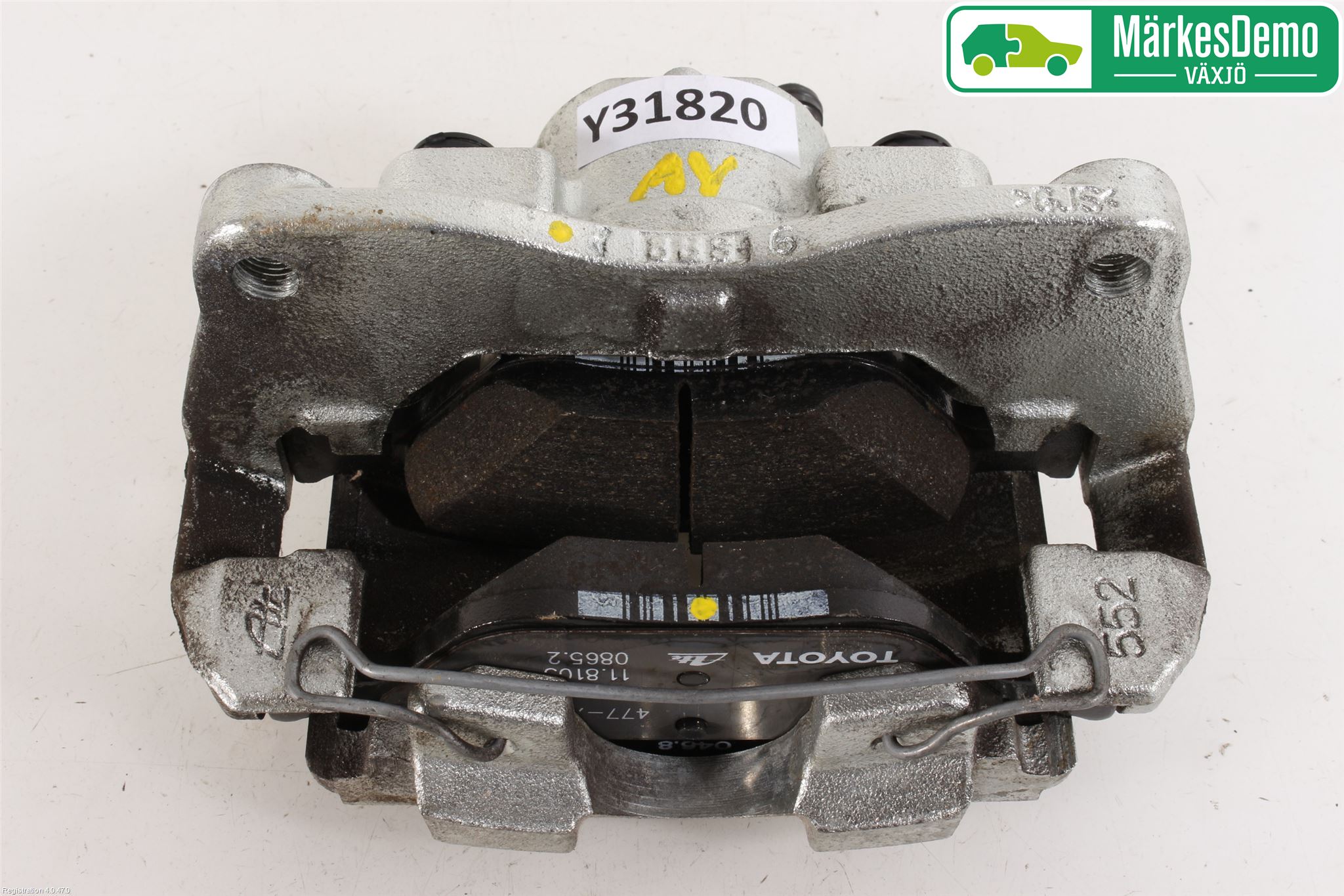 Toyota YARIS XP130 15-20 Bremsecaliper Foran Høyre