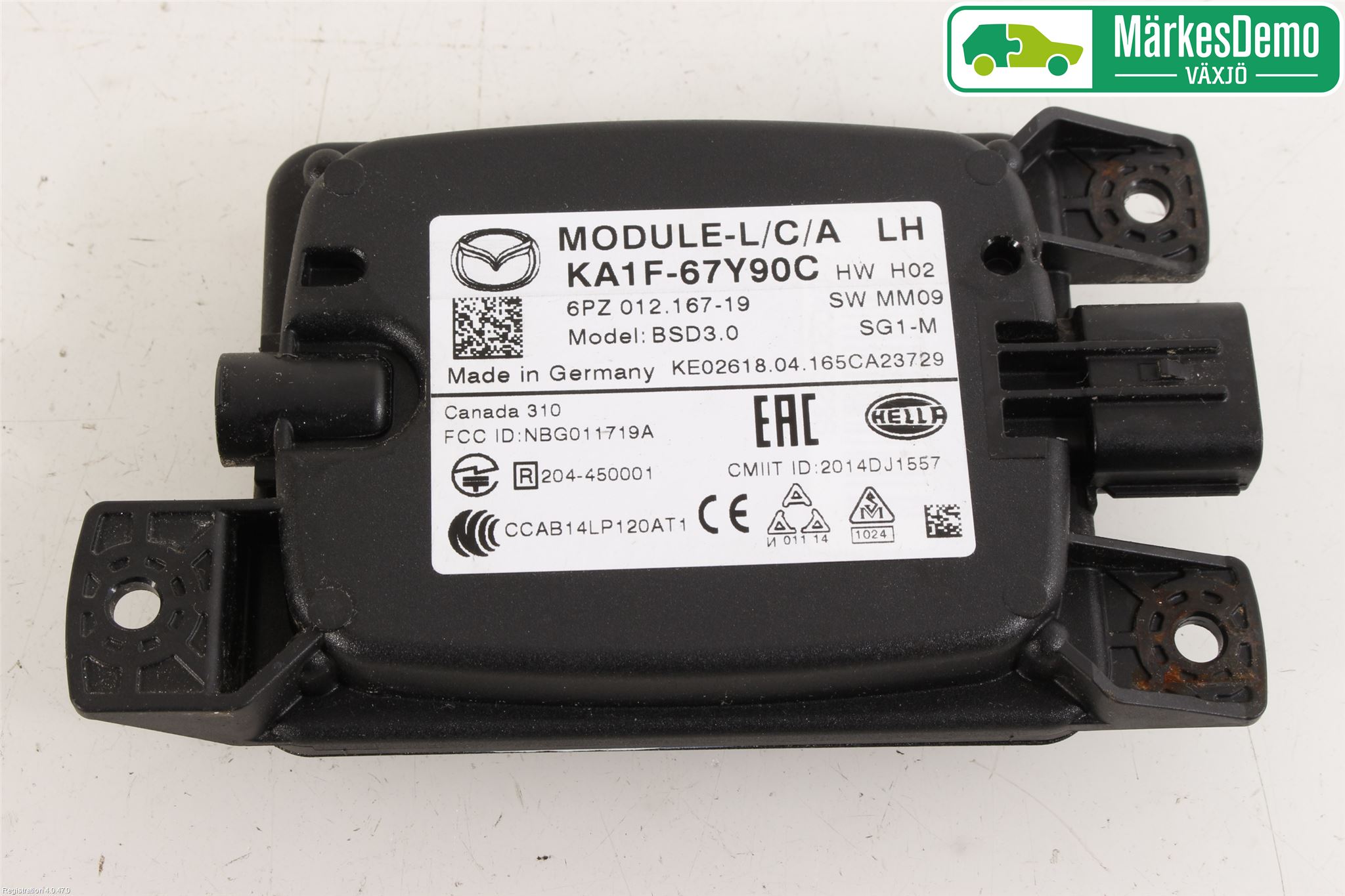Mazda CX-5 12-17 Sensor Kollisjonsbeskyttelse