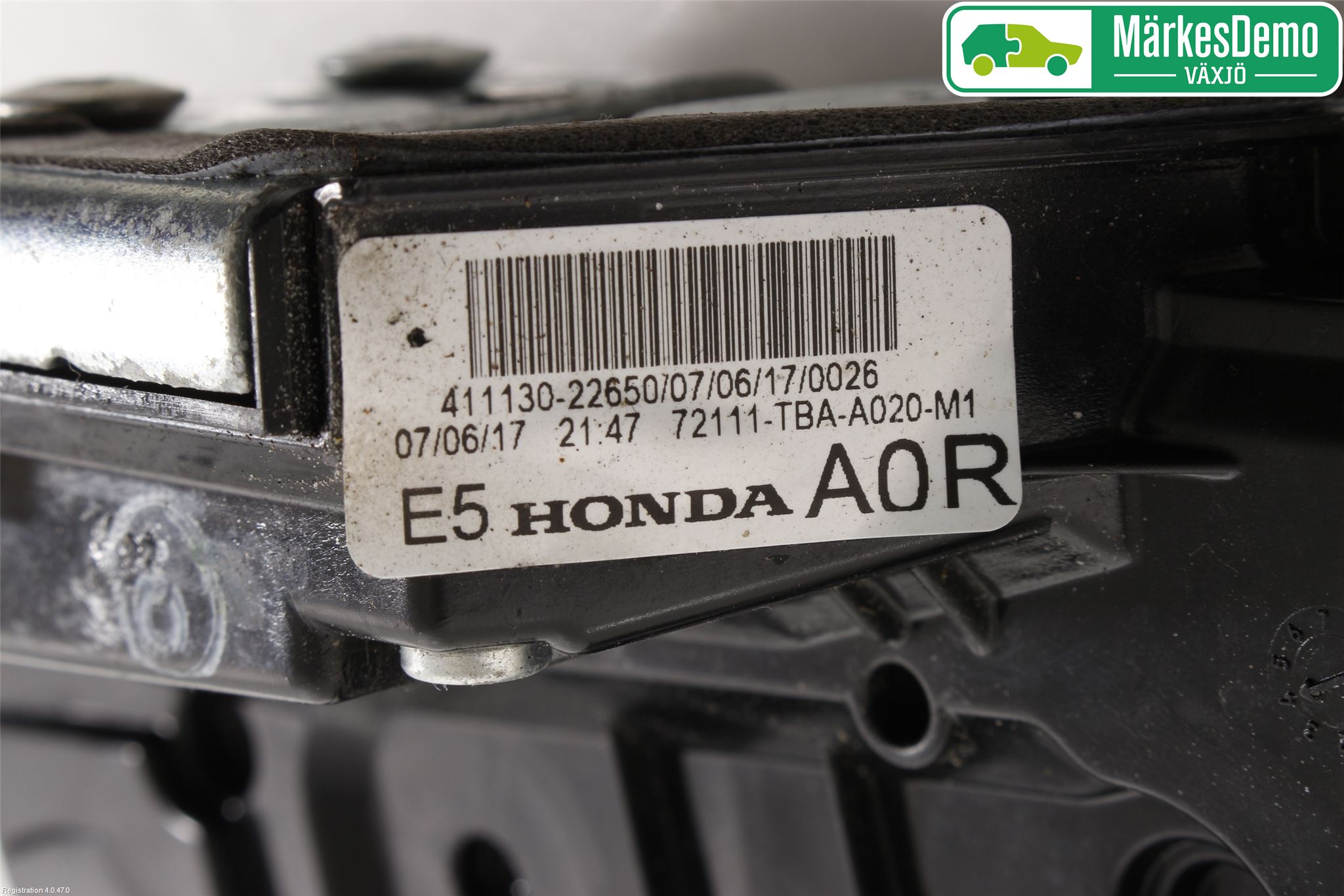 Honda CIVIC 17-22 Dørlås - Låsekasse