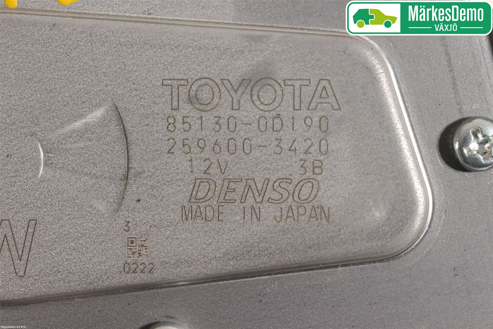 Toyota YARIS XP130 15-20 Viskermotor Bakluke