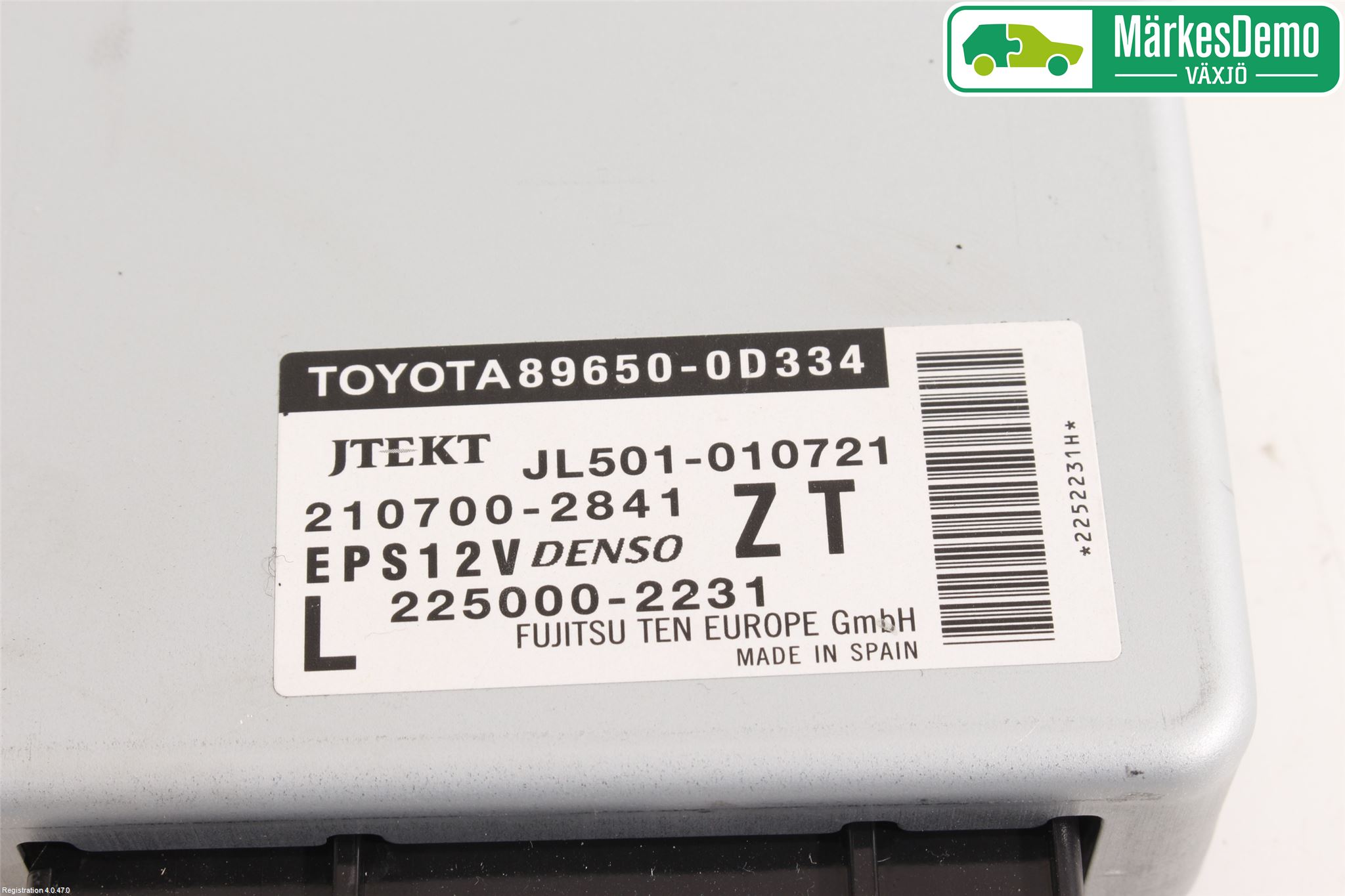 Toyota YARIS XP130 15-20 Styreenhet Styreservo