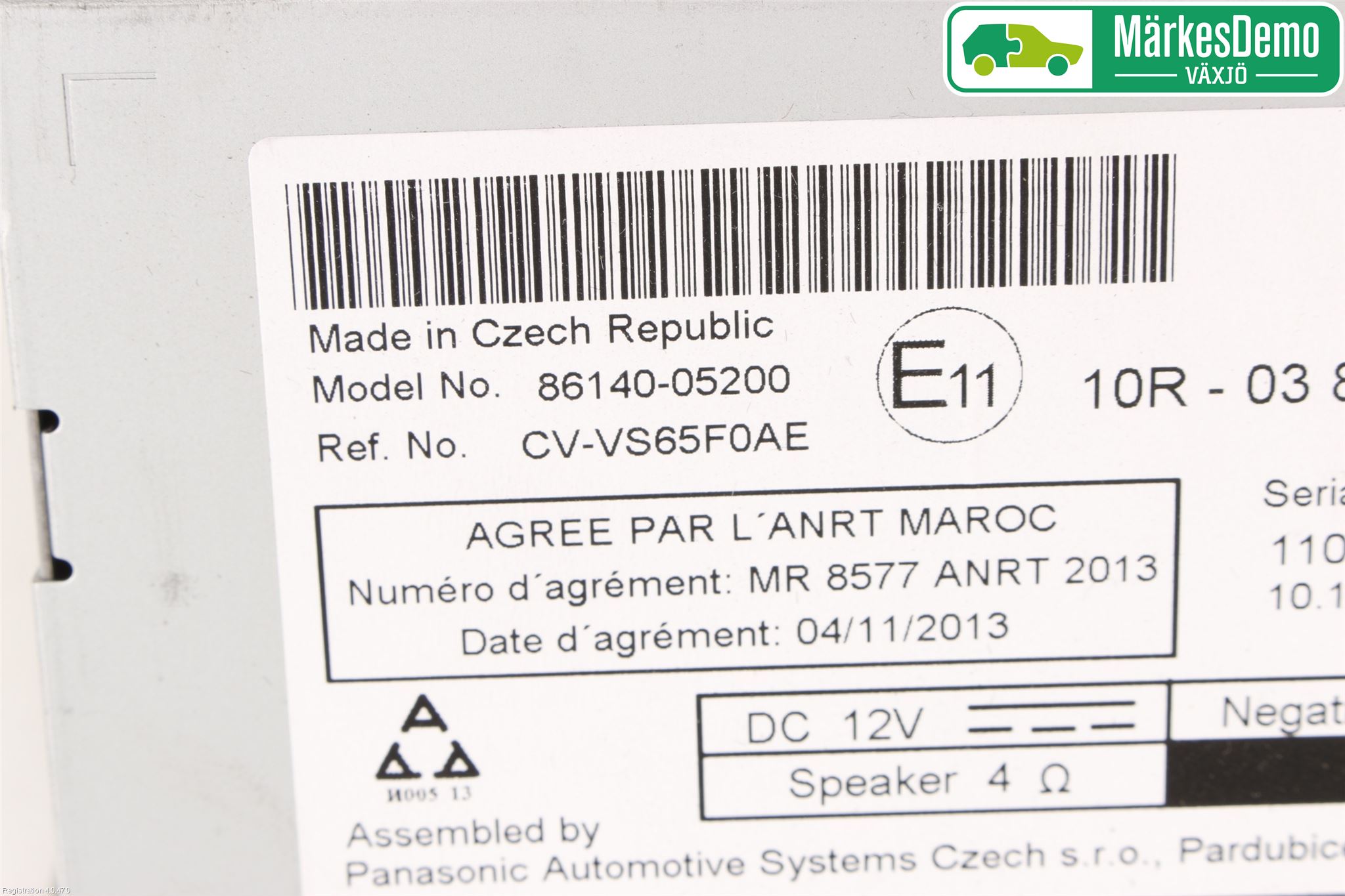 Toyota AVENSIS 16-18 Stereo Radio Med Cd