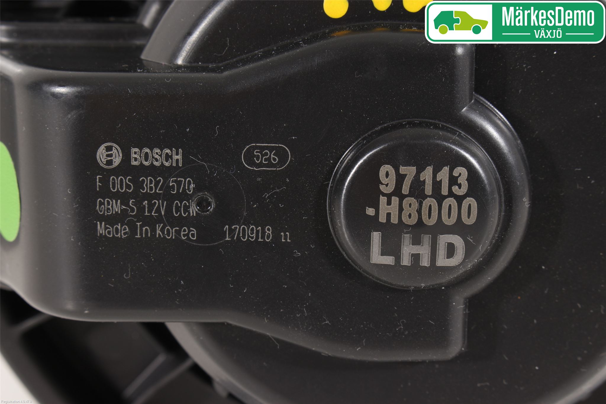 Hyundai KONA/ELECTRIC OS 18-23 Varmeapparat Viftemotor