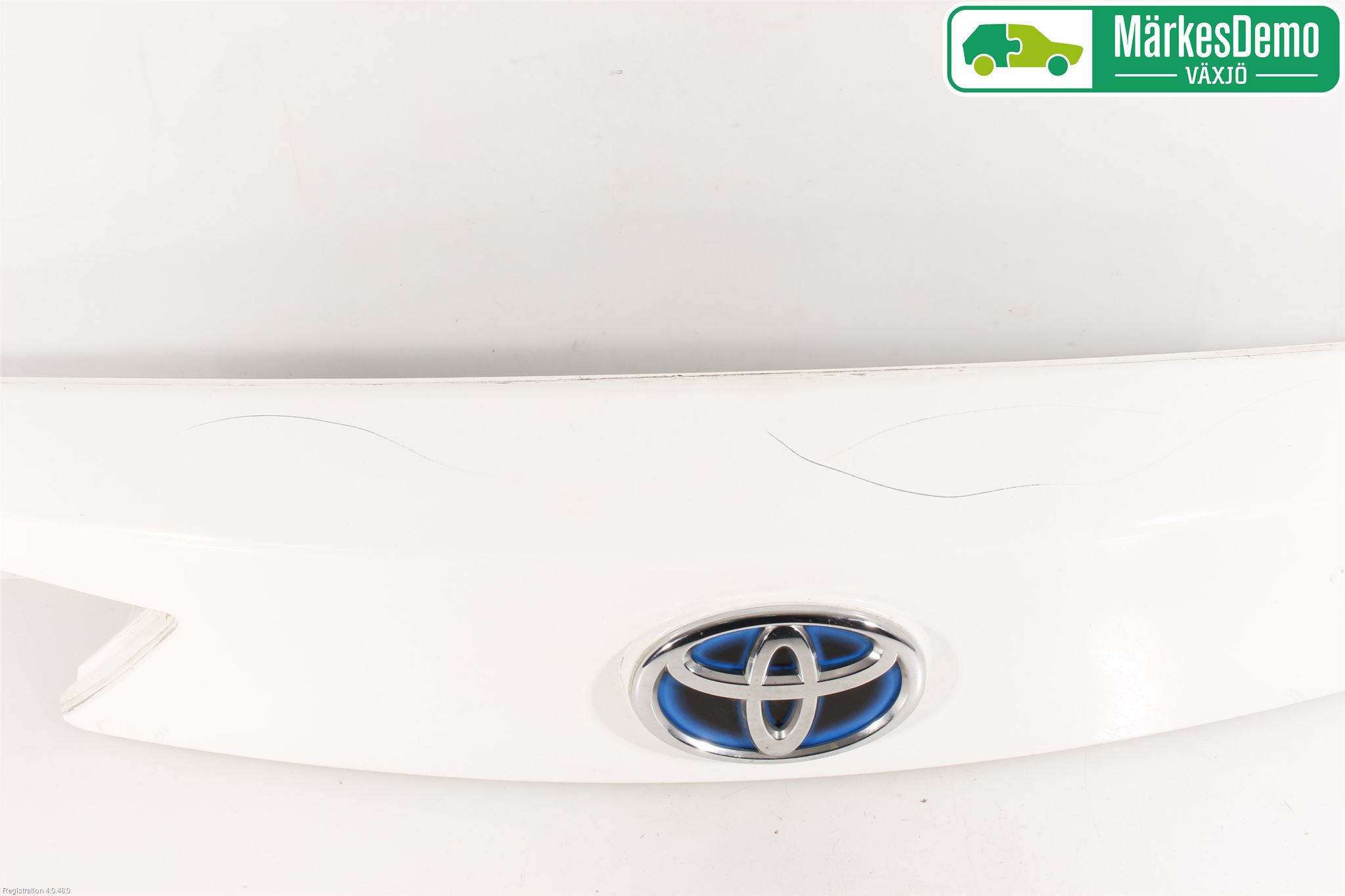 Toyota AURIS 13-19 Refleksplate - Skiltplate