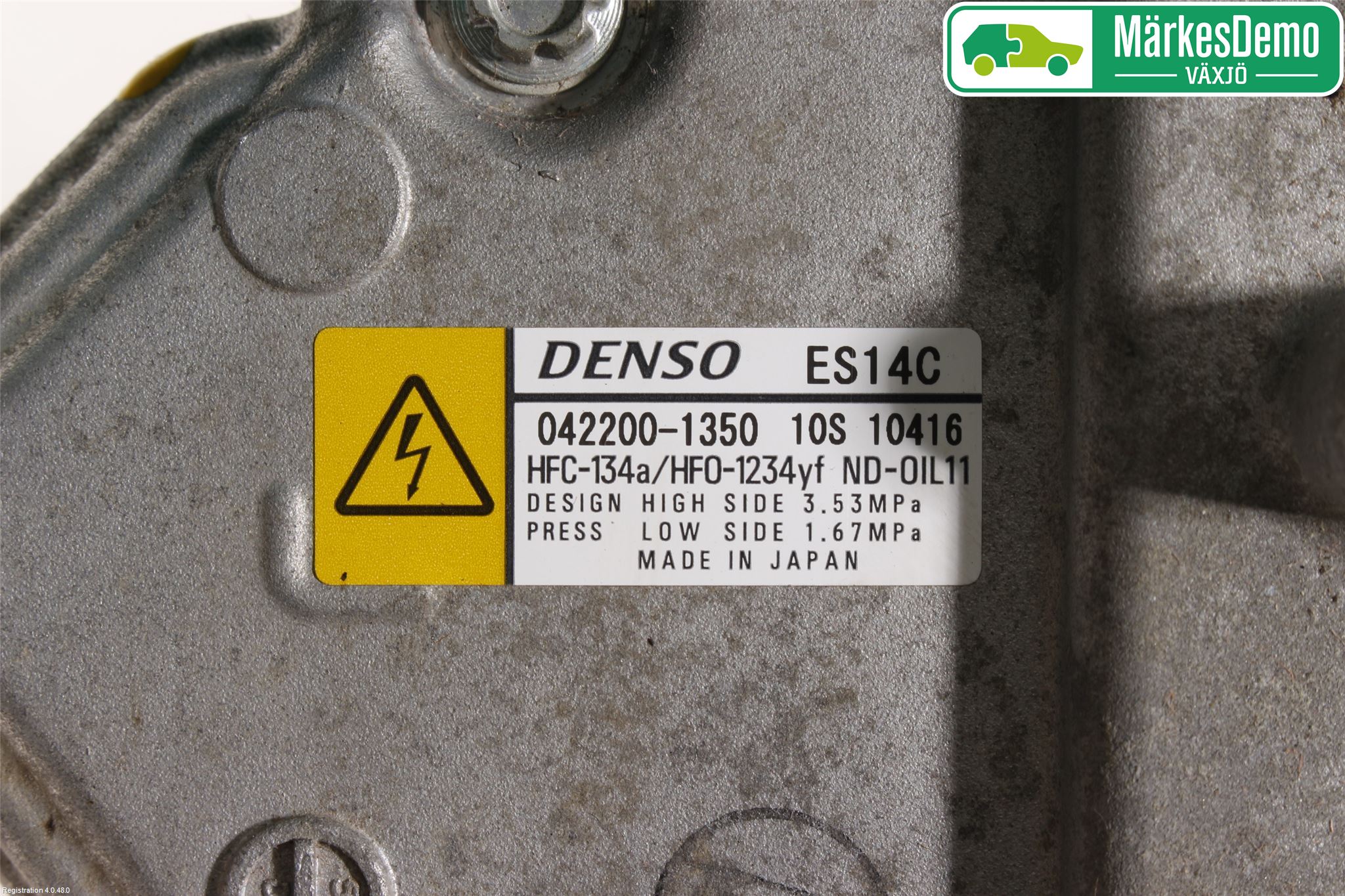 Toyota YARIS XP130 15-20 Varme Ac Kompressor