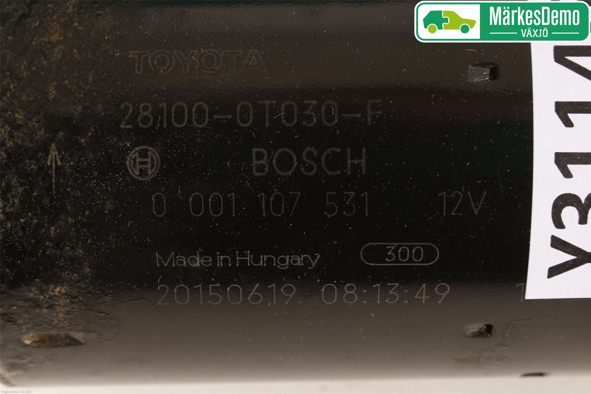 Toyota AVENSIS 16-18 Startmotor