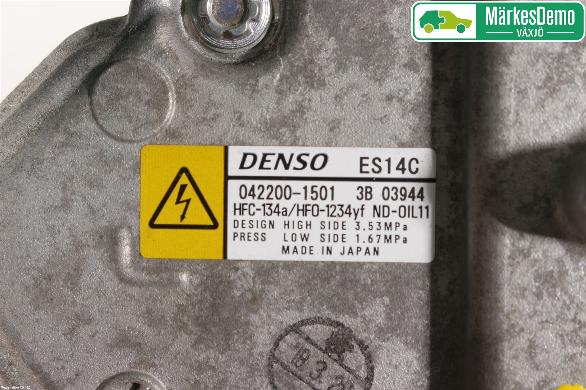 Toyota YARIS XP130 15-20 Varme Ac Kompressor